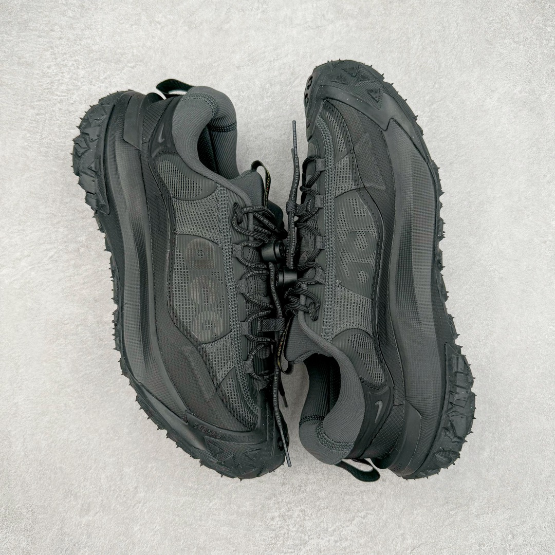 图片[3]-＃AW纯原 NK ACG Mountain Fly 2 Low GTX 复古潮流户外登山鞋防水慢跑鞋 HF6245-001 全新来袭 该款沿袭前代高帮版型的设计传统 轻盈鞋面结合灵巧的脚踝包裹设计 为双足打造出一体化的舒适脚感 助力轻松畅行 中底融入柔软的React泡棉与Vaporfiy 科技 让你在岩石小径徒步时也像行走在都市般轻松舒适 粘性橡胶大底铸就了攀岩级别的出众抓地力 助你从容面对各种环境挑战 尺码：36 36.5 37.5 38 38.5 39 40 40.5 41 42 42.5 43 44 44.5 45 46-选品中心