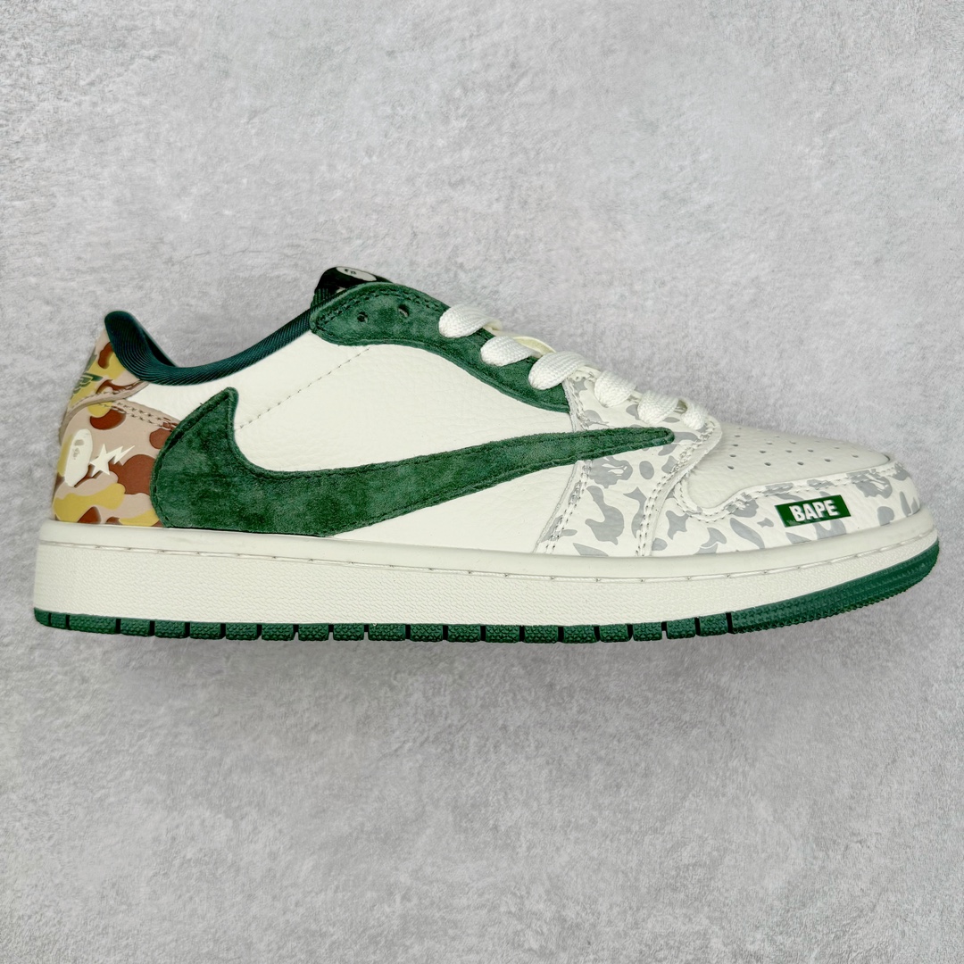 TS x Air Jordan AJ1 Low 倒钩低帮联名定制配色 JH6088-614 原厂内置气垫魔块 A模大底 头层小牛皮 鞋舌AJ原厂专用牛津布+AJ专用反口珍珠布+原厂无杂质高弹内里海棉+特殊封边弹力鞋带 尺码：36 36.5 37.5 38 38.5 39 40 40.5 41 42 42.5 43 44 44.5 45 46 47.5-选品中心