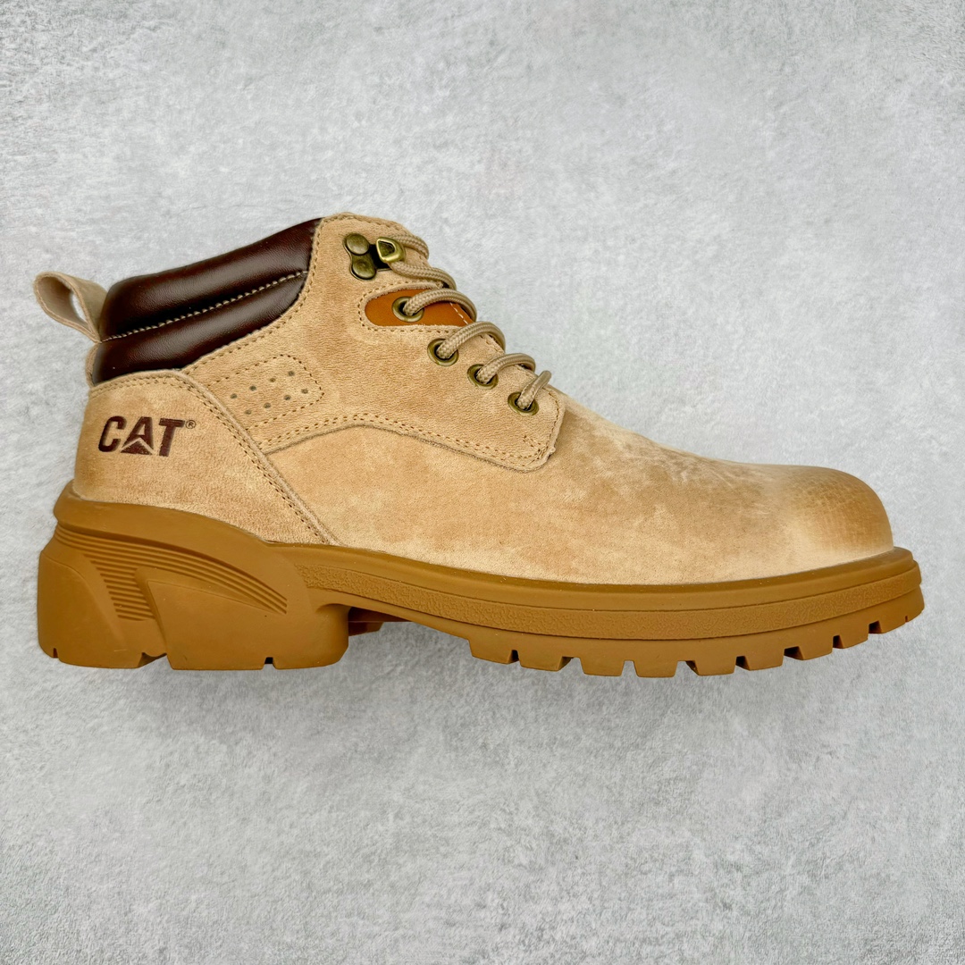 #特价福利 CAT卡特 硬汉推土机品牌经典百搭户外中帮休闲大黄靴系列 广东大厂品质 官网常年主打款 时尚潮流搭配 面料釆用意大利进口磨砂牛皮 全鞋真牛皮材料 大底到五金都是代工厂原材料制作 好货不杀猪 首单质量严格把控 全套官网统一包装 今年冬季防寒户外专用 日常随意搭配 型男必备 尺码:39-44 (偏大一码)-选品中心