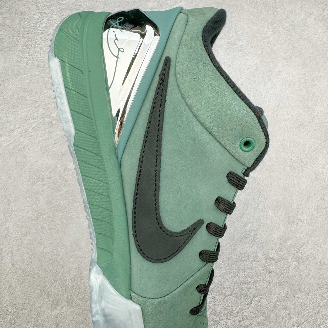 图片[6]-＃JC纯原 NK Zoom Kobe 4 科比四代 父亲节绿色 FQ3545-300 一个月返厂/换新售后服务 支持各种实战 全套原纸板楦头开发 原档数据私模唯一正确组合大底 高压Zoom Turbo气垫➕后掌EVA缓震 实战配置直接拉满 原楦纸板开发 鞋身流线型、后跟塑形 区分土肥圆 原档数据3D打印 鞋面细节匹配原版 全身鞋材卡料色独家定制 正确喷漆 SWOOSH NK专利Flyknit飞线科技 给予鞋身足够抗扭矩力 真实底模最大48.5 实战利器 尺码：40 40.5 41 42 42.5 43 44 44.5 45 46 47.5 48.5 （脚宽、脚胖 建议买大半码）-选品中心
