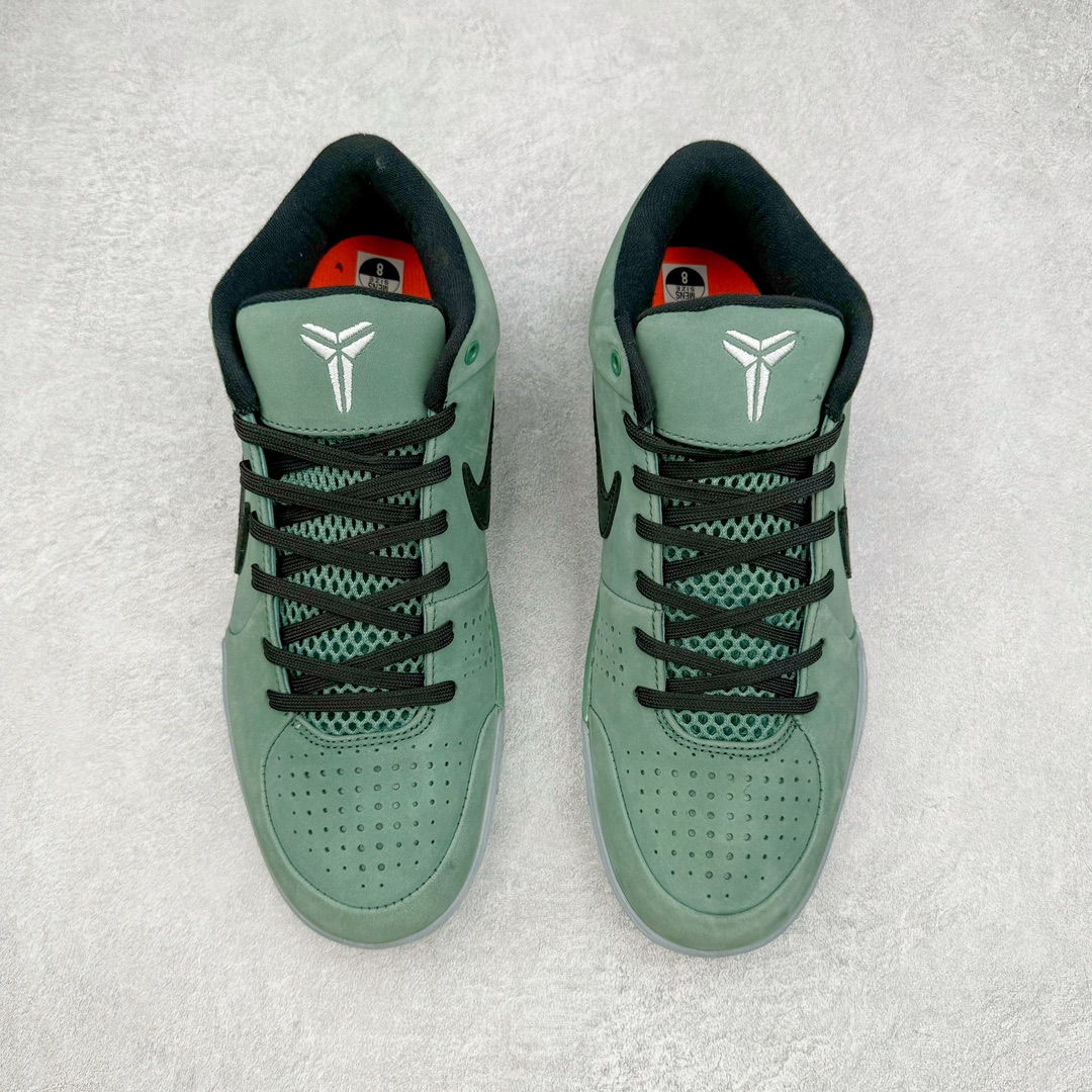 图片[2]-＃JC纯原 NK Zoom Kobe 4 科比四代 父亲节绿色 FQ3545-300 一个月返厂/换新售后服务 支持各种实战 全套原纸板楦头开发 原档数据私模唯一正确组合大底 高压Zoom Turbo气垫➕后掌EVA缓震 实战配置直接拉满 原楦纸板开发 鞋身流线型、后跟塑形 区分土肥圆 原档数据3D打印 鞋面细节匹配原版 全身鞋材卡料色独家定制 正确喷漆 SWOOSH NK专利Flyknit飞线科技 给予鞋身足够抗扭矩力 真实底模最大48.5 实战利器 尺码：40 40.5 41 42 42.5 43 44 44.5 45 46 47.5 48.5 （脚宽、脚胖 建议买大半码）-选品中心