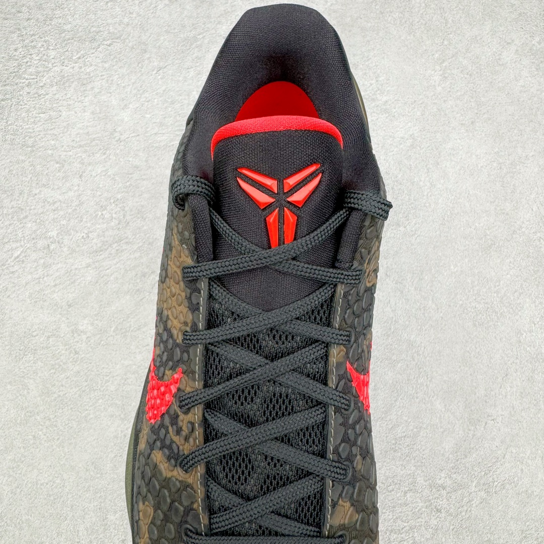 图片[5]-＃JC纯原 NK Zoom Kobe 6 Protro 科比六代 军绿迷彩 FQ3546-001 全套原纸板楦头开发 确保原汁原味 完美呈现版型 一比一鞋头弧度高度鞋身弧度 细节品控鞋型完美 原厂TPU网格鞋带扣 正确内里网布 前后气垫加持 信仰绝不减配 全鞋身材料卡色独家定制 SWOOSH 蛇鳞 正确珠光效果（内嵌珍珠粉）独家前掌Zoom Turbo 后掌马蹄Zoom缓震 内置全真动态飞线 独家复刻U型缓震垫带独立钢印 十年情怀 这里完美落地 偏小半码 尺码：40 40.5 41 42 42.5 43 44 44.5 45 46 47.5 48.5-选品中心