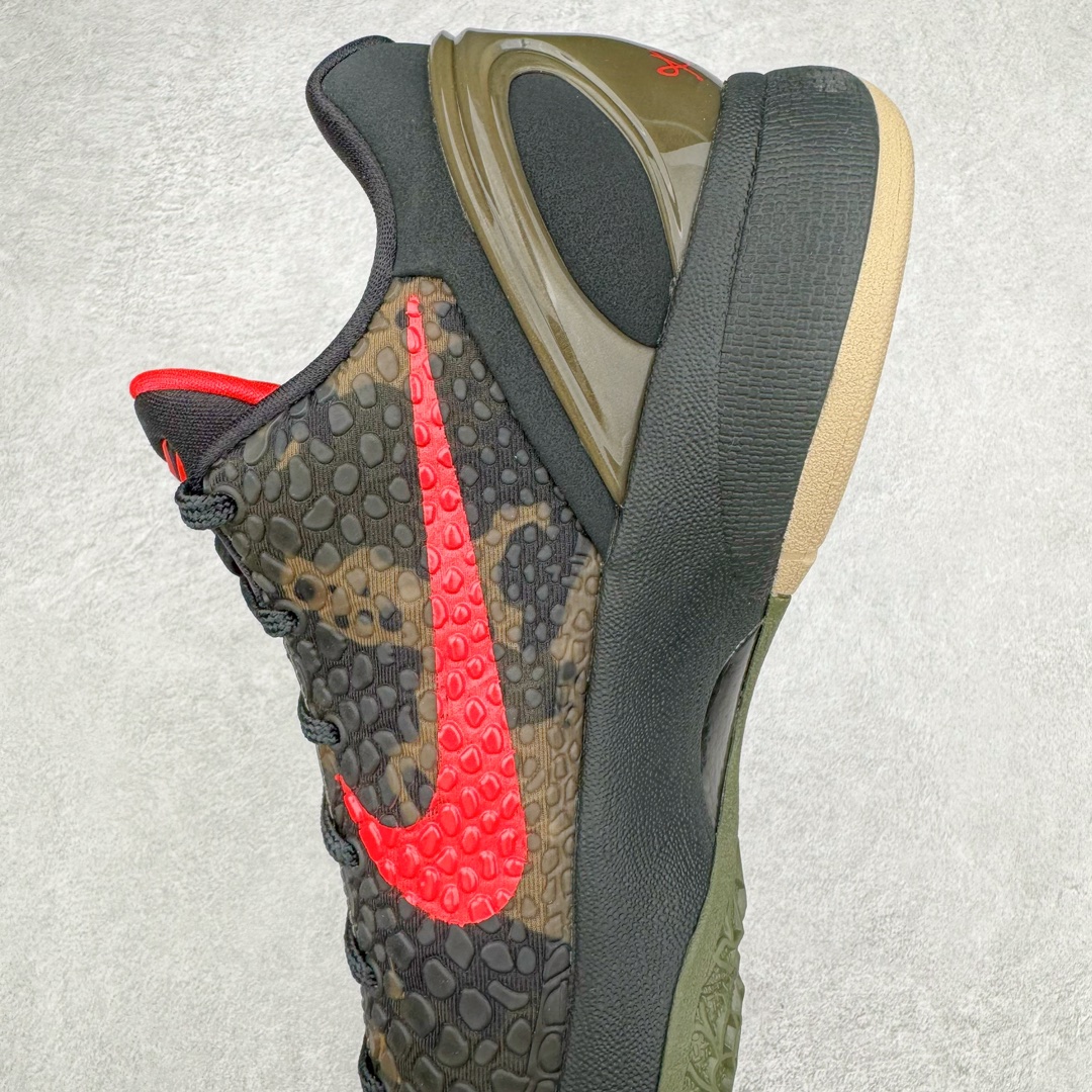图片[7]-＃JC纯原 NK Zoom Kobe 6 Protro 科比六代 军绿迷彩 FQ3546-001 全套原纸板楦头开发 确保原汁原味 完美呈现版型 一比一鞋头弧度高度鞋身弧度 细节品控鞋型完美 原厂TPU网格鞋带扣 正确内里网布 前后气垫加持 信仰绝不减配 全鞋身材料卡色独家定制 SWOOSH 蛇鳞 正确珠光效果（内嵌珍珠粉）独家前掌Zoom Turbo 后掌马蹄Zoom缓震 内置全真动态飞线 独家复刻U型缓震垫带独立钢印 十年情怀 这里完美落地 偏小半码 尺码：40 40.5 41 42 42.5 43 44 44.5 45 46 47.5 48.5-选品中心