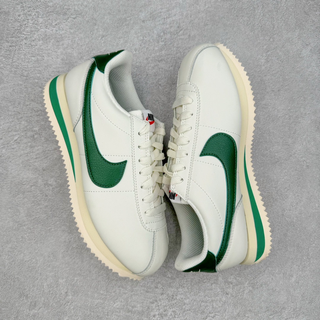 图片[3]-＃JC纯原 NK Classic Cortez Leather 阿甘复古初代皮革慢跑鞋 DN1791-101 实体平台指令订单 全套原纸板楦头开发 原厂数据大底磨具 一比一鞋头弧度高度鞋身弧度 细节品控鞋型随意对比 正确烫金高频细节 公司级标准检验QC 区分市面一切版本 完美复刻阿甘复古鞋型 尺码：35.5 36 36.5 37.5 38 38.5 39 40 40.5 41 42 42.5 43 44 45-选品中心