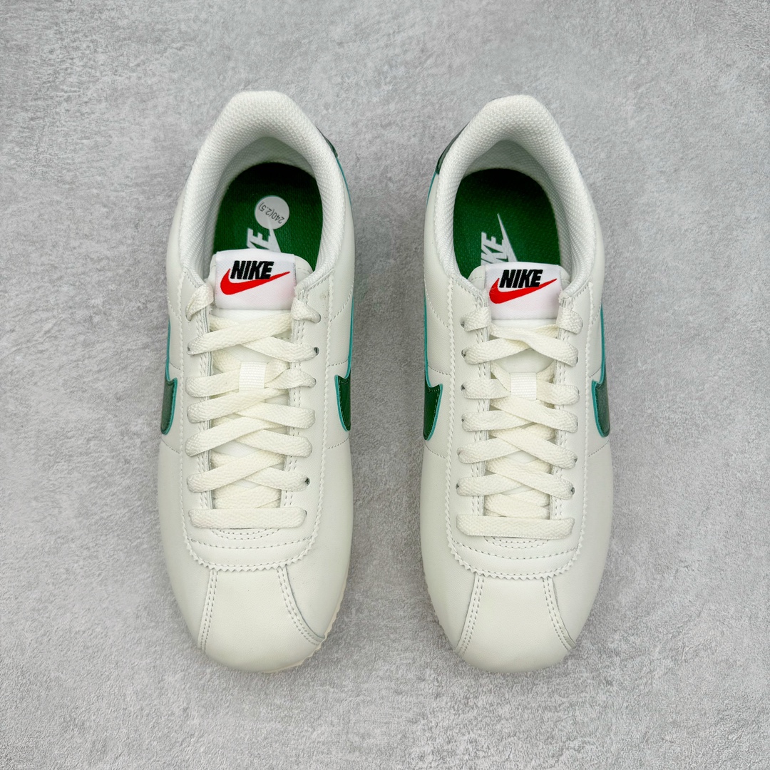 图片[2]-＃JC纯原 NK Classic Cortez Leather 阿甘复古初代皮革慢跑鞋 DN1791-101 实体平台指令订单 全套原纸板楦头开发 原厂数据大底磨具 一比一鞋头弧度高度鞋身弧度 细节品控鞋型随意对比 正确烫金高频细节 公司级标准检验QC 区分市面一切版本 完美复刻阿甘复古鞋型 尺码：35.5 36 36.5 37.5 38 38.5 39 40 40.5 41 42 42.5 43 44 45-选品中心