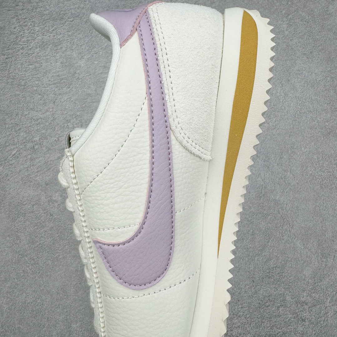 图片[7]-＃JC纯原 NK Classic Cortez Leather 阿甘复古初代皮革慢跑鞋 FJ4608-133 实体平台指令订单 全套原纸板楦头开发 原厂数据大底磨具 一比一鞋头弧度高度鞋身弧度 细节品控鞋型随意对比 正确烫金高频细节 公司级标准检验QC 区分市面一切版本 完美复刻阿甘复古鞋型 尺码：35.5 36 36.5 37.5 38 38.5 39 40 40.5 41 42 42.5 43 44 45-选品中心