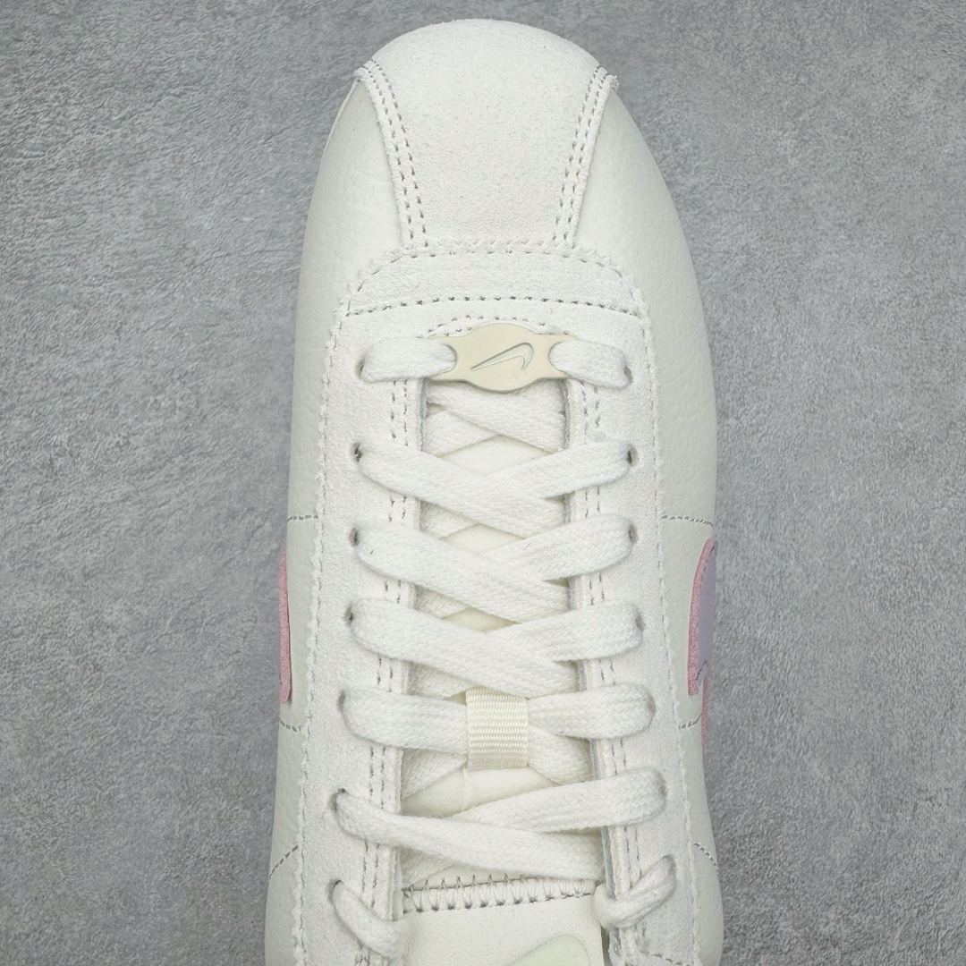 图片[4]-＃JC纯原 NK Classic Cortez Leather 阿甘复古初代皮革慢跑鞋 FJ4608-133 实体平台指令订单 全套原纸板楦头开发 原厂数据大底磨具 一比一鞋头弧度高度鞋身弧度 细节品控鞋型随意对比 正确烫金高频细节 公司级标准检验QC 区分市面一切版本 完美复刻阿甘复古鞋型 尺码：35.5 36 36.5 37.5 38 38.5 39 40 40.5 41 42 42.5 43 44 45-选品中心