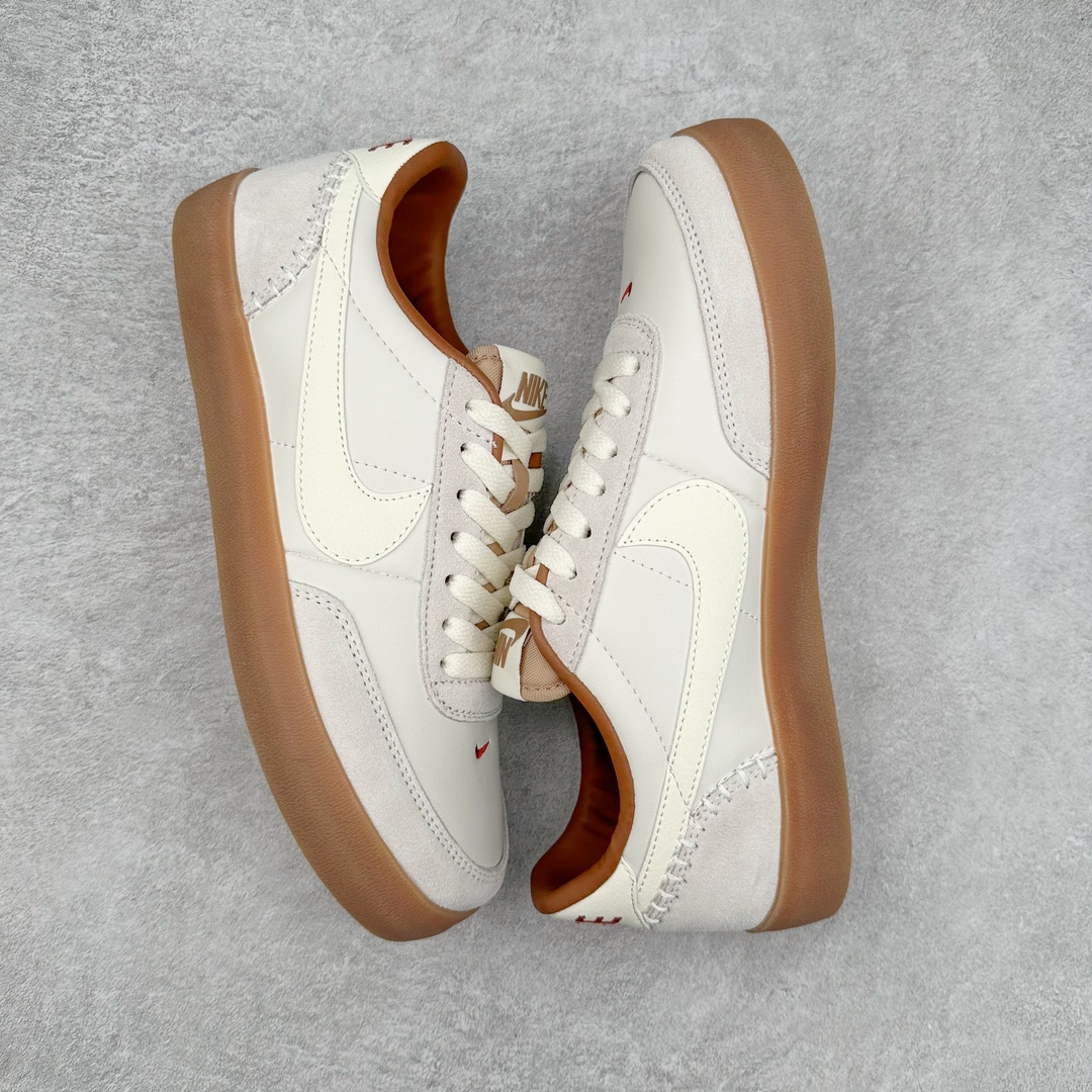 图片[3]-J.Crew x NK Killshot II Leather 联名复古板鞋 HF4261-299 采用米白色皮革制作鞋身 Swoosh 点缀其中 最后搭载棕色生胶大底 流露出满满的复古气气息 尺码：36 36.5 37.5 38 38.5 39 40 40.5 41 42 42.5 43 44-选品中心