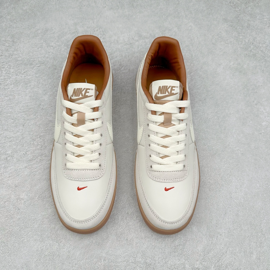图片[2]-J.Crew x NK Killshot II Leather 联名复古板鞋 HF4261-299 采用米白色皮革制作鞋身 Swoosh 点缀其中 最后搭载棕色生胶大底 流露出满满的复古气气息 尺码：36 36.5 37.5 38 38.5 39 40 40.5 41 42 42.5 43 44-选品中心