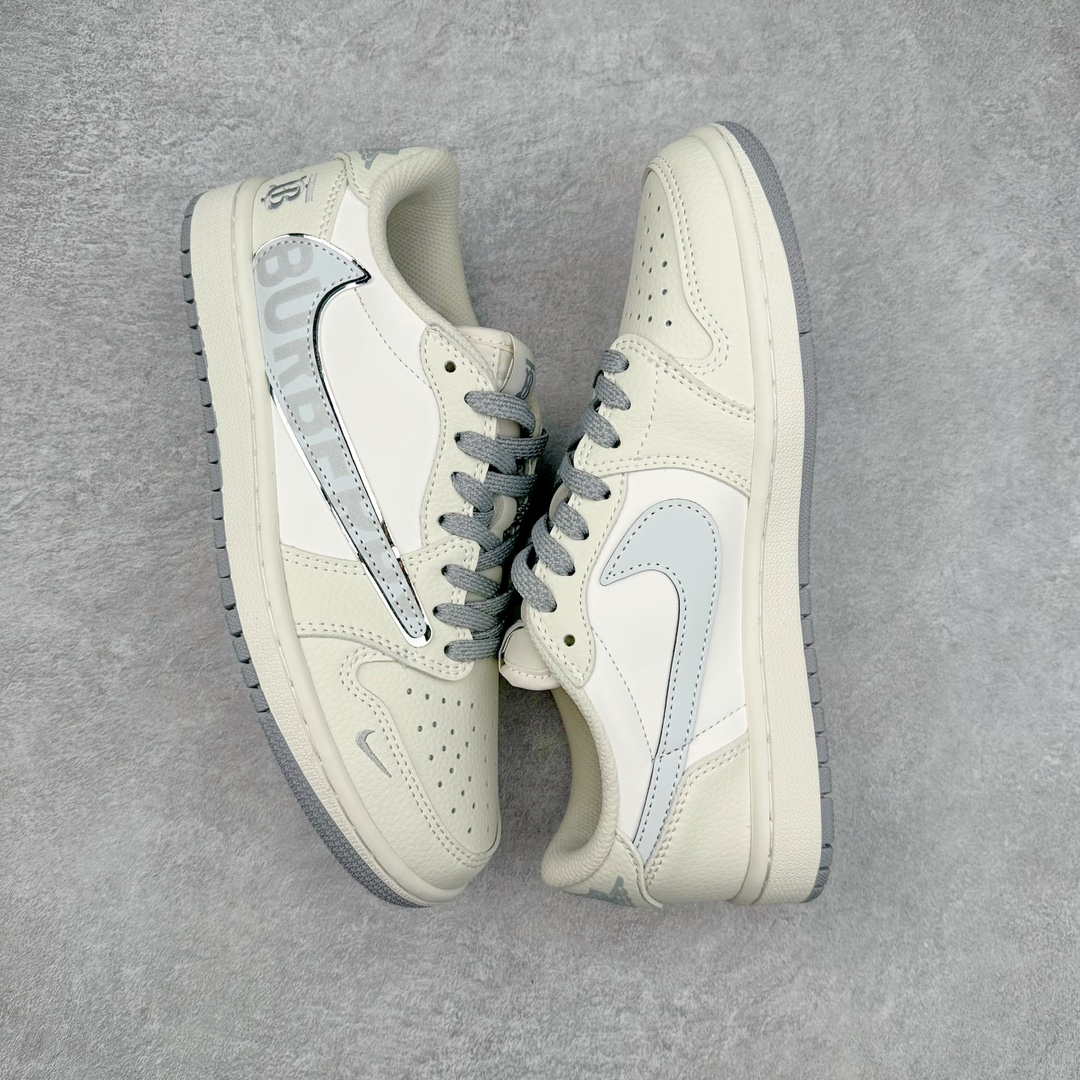 图片[3]-TS x Air Jordan AJ1 Low 倒钩低帮联名定制配色 JH6088-614 原厂内置气垫魔块 A模大底 头层小牛皮 鞋舌AJ原厂专用牛津布+AJ专用反口珍珠布+原厂无杂质高弹内里海棉+特殊封边弹力鞋带 尺码：36 36.5 37.5 38 38.5 39 40 40.5 41 42 42.5 43 44 44.5 45 46 47.5-选品中心