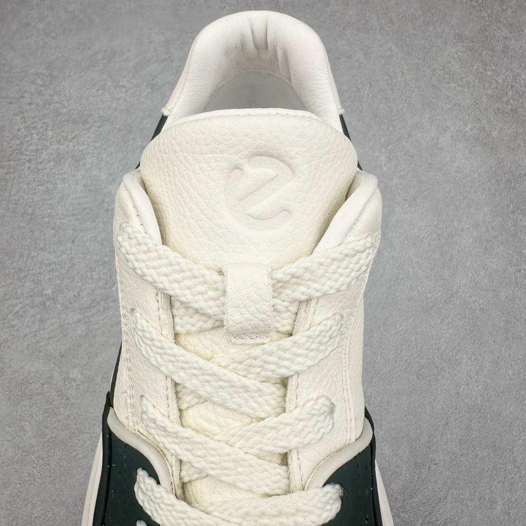 图片[5]-ECCO爱步厚底板鞋男2024四季新款真皮小白鞋 时尚简约 百搭运动休闲鞋 臻选牛皮柔软透气 采用牛皮和柔软织物衬里 提供舒适透气的穿着体验 简约系带设计，可自由调节松紧 随时随地自在出行 拼色设计为整体造型增添活力 时尚随搭 橡胶大底，轻盈缓震，舒适回弹，抓地耐磨 增高厚底 轻松成为街头焦点 尺码：38 39 40 41 42 43（皮鞋码）-选品中心