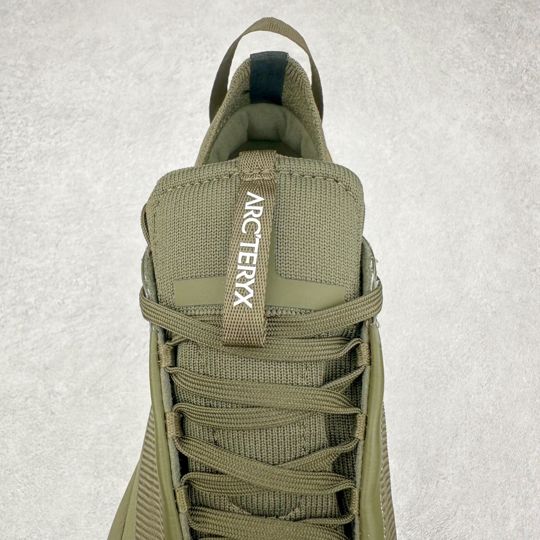 图片[5]-＃纯原 Arcteryx Vertex Alpine GTX阿尔卑斯山顶峰系列低帮越野徒步户外运动登山运动鞋 这款GORE-TEX鞋履适合希望在技术路线上更快前进的山地跑步者穿着，无需担心地形条件如何。中底的Rocker Geometry几何结构设计带来推进力，并采用InFuse材料制成，这是一种轻质、高响应性的EVA和聚烯烃合成材料，可提供回弹并吸收冲击力。抓地平稳的Vibram Megagrip外底采用LITEBASE技术，在减轻重量的同时不影响性能，而多向凸耳花纹设计带来更强的抓地力。鞋身贴合包裹脚部，针织鞋领可阻挡碎屑进鞋。尺码：39-44-选品中心