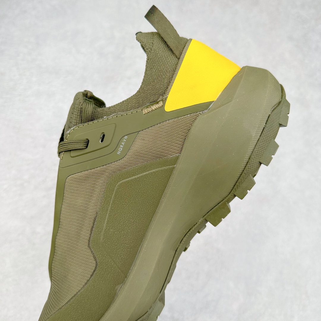 图片[7]-＃纯原 Arcteryx Vertex Alpine GTX阿尔卑斯山顶峰系列低帮越野徒步户外运动登山运动鞋 这款GORE-TEX鞋履适合希望在技术路线上更快前进的山地跑步者穿着，无需担心地形条件如何。中底的Rocker Geometry几何结构设计带来推进力，并采用InFuse材料制成，这是一种轻质、高响应性的EVA和聚烯烃合成材料，可提供回弹并吸收冲击力。抓地平稳的Vibram Megagrip外底采用LITEBASE技术，在减轻重量的同时不影响性能，而多向凸耳花纹设计带来更强的抓地力。鞋身贴合包裹脚部，针织鞋领可阻挡碎屑进鞋。尺码：39-44-选品中心