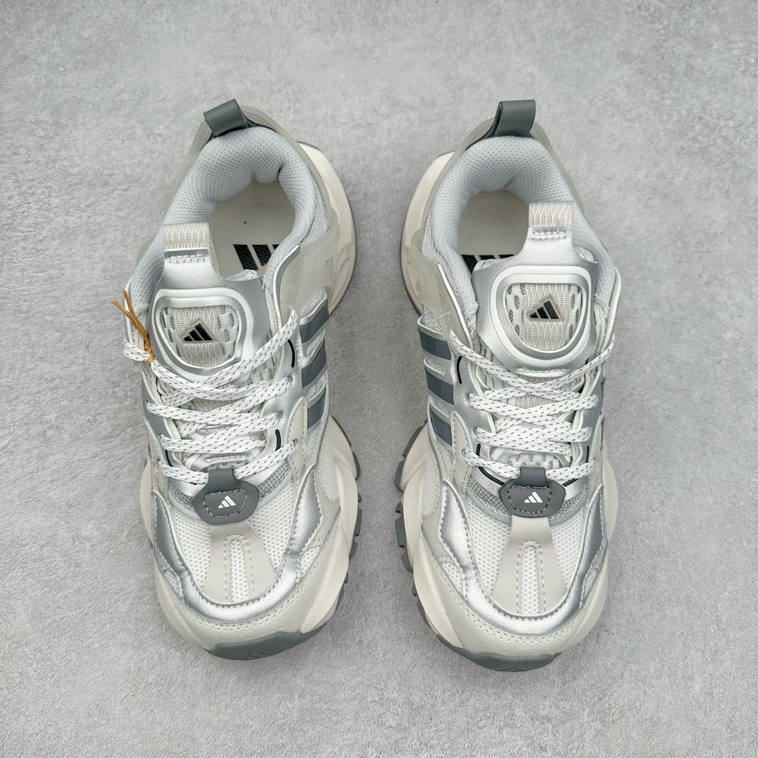 图片[2]-AD XLG Runner Deluxe 跑步者豪华版系列低帮厚底增高老爹风复古缓震休闲运动慢跑鞋 自从阿迪达斯和巴黎世家合作后，没少出双方联名的平替。结果根据最新情报，阿迪现在已经把手伸到了巴家爆款3XL的身上，新鞋Xlg Runner Deluxe实物曝光，emm，鞋款整体一眼丁真是巴黎世家Track＋3XL大底的缝合怪版本，要不是鞋侧明晃晃的adidas三道杠Logo，估计各位看了都得蒙。这波不能说是完全复制巴黎世家，但也多少有点借鉴的味道了。新鞋基本就是在阿迪经典\\\”Climacool\\\”鞋款的基础上，升级了Boots大底以及加入了\\\”巴味\\\”设计元素…尺码：35 36 36⅔ 37⅓ 38 38⅔ 39⅓ 40 40⅔ 41⅓ 42 42⅔ 43⅓ 44 44⅔ 45 46-选品中心