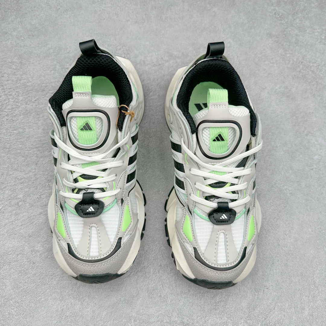 图片[2]-AD XLG Runner Deluxe 跑步者豪华版系列低帮厚底增高老爹风复古缓震休闲运动慢跑鞋 自从阿迪达斯和巴黎世家合作后，没少出双方联名的平替。结果根据最新情报，阿迪现在已经把手伸到了巴家爆款3XL的身上，新鞋Xlg Runner Deluxe实物曝光，emm，鞋款整体一眼丁真是巴黎世家Track＋3XL大底的缝合怪版本，要不是鞋侧明晃晃的adidas三道杠Logo，估计各位看了都得蒙。这波不能说是完全复制巴黎世家，但也多少有点借鉴的味道了。新鞋基本就是在阿迪经典\\\”Climacool\\\”鞋款的基础上，升级了Boots大底以及加入了\\\”巴味\\\”设计元素…尺码：35 36 36⅔ 37⅓ 38 38⅔ 39⅓ 40 40⅔ 41⅓ 42 42⅔ 43⅓ 44 44⅔ 45 46-选品中心