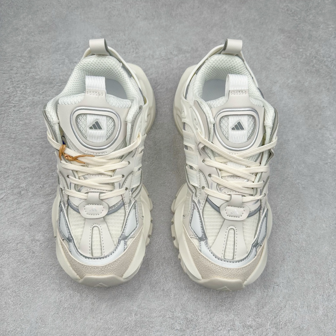 图片[2]-AD XLG Runner Deluxe 跑步者豪华版系列低帮厚底增高老爹风复古缓震休闲运动慢跑鞋 自从阿迪达斯和巴黎世家合作后，没少出双方联名的平替。结果根据最新情报，阿迪现在已经把手伸到了巴家爆款3XL的身上，新鞋Xlg Runner Deluxe实物曝光，emm，鞋款整体一眼丁真是巴黎世家Track＋3XL大底的缝合怪版本，要不是鞋侧明晃晃的adidas三道杠Logo，估计各位看了都得蒙。这波不能说是完全复制巴黎世家，但也多少有点借鉴的味道了。新鞋基本就是在阿迪经典\\\”Climacool\\\”鞋款的基础上，升级了Boots大底以及加入了\\\”巴味\\\”设计元素…尺码：35 36 36⅔ 37⅓ 38 38⅔ 39⅓ 40 40⅔ 41⅓ 42 42⅔ 43⅓ 44 44⅔ 45 46-选品中心