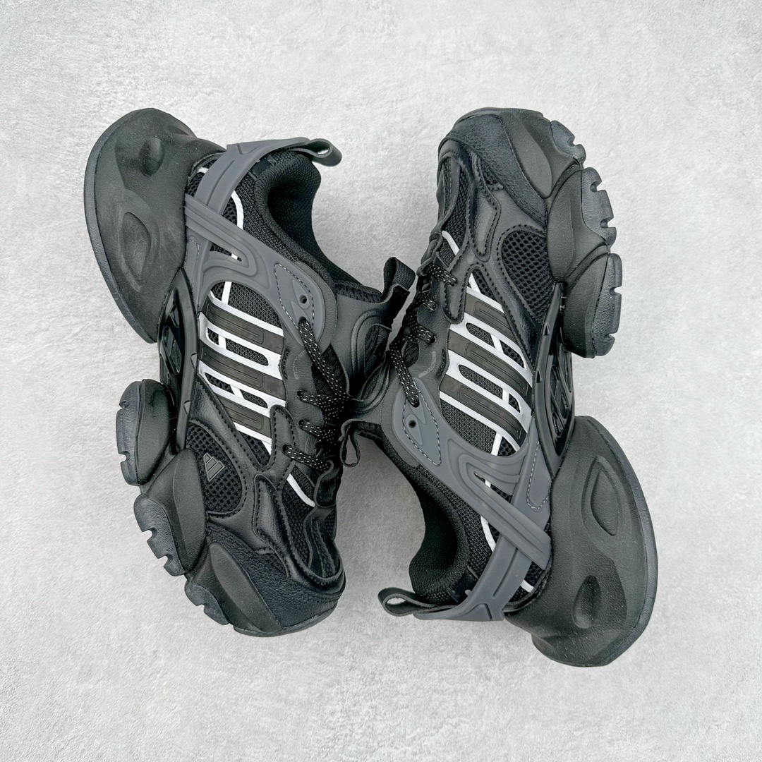 图片[3]-AD XLG Runner Deluxe 跑步者豪华版系列低帮厚底增高老爹风复古缓震休闲运动慢跑鞋 自从阿迪达斯和巴黎世家合作后，没少出双方联名的平替。结果根据最新情报，阿迪现在已经把手伸到了巴家爆款3XL的身上，新鞋Xlg Runner Deluxe实物曝光，emm，鞋款整体一眼丁真是巴黎世家Track＋3XL大底的缝合怪版本，要不是鞋侧明晃晃的adidas三道杠Logo，估计各位看了都得蒙。这波不能说是完全复制巴黎世家，但也多少有点借鉴的味道了。新鞋基本就是在阿迪经典\\\”Climacool\\\”鞋款的基础上，升级了Boots大底以及加入了\\\”巴味\\\”设计元素…尺码：35 36 36⅔ 37⅓ 38 38⅔ 39⅓ 40 40⅔ 41⅓ 42 42⅔ 43⅓ 44 44⅔ 45 46-选品中心