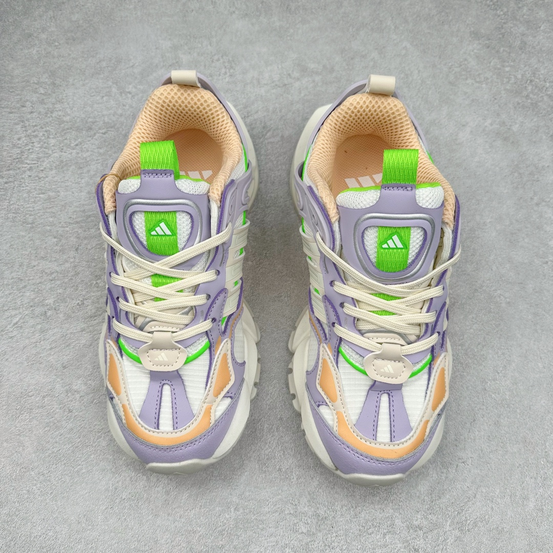 图片[2]-AD XLG Runner Deluxe 跑步者豪华版系列低帮厚底增高老爹风复古缓震休闲运动慢跑鞋 自从阿迪达斯和巴黎世家合作后，没少出双方联名的平替。结果根据最新情报，阿迪现在已经把手伸到了巴家爆款3XL的身上，新鞋Xlg Runner Deluxe实物曝光，emm，鞋款整体一眼丁真是巴黎世家Track＋3XL大底的缝合怪版本，要不是鞋侧明晃晃的adidas三道杠Logo，估计各位看了都得蒙。这波不能说是完全复制巴黎世家，但也多少有点借鉴的味道了。新鞋基本就是在阿迪经典\\\”Climacool\\\”鞋款的基础上，升级了Boots大底以及加入了\\\”巴味\\\”设计元素…尺码：35 36 36⅔ 37⅓ 38 38⅔ 39⅓ 40 40⅔ 41⅓ 42 42⅔ 43⅓ 44 44⅔ 45 46-选品中心