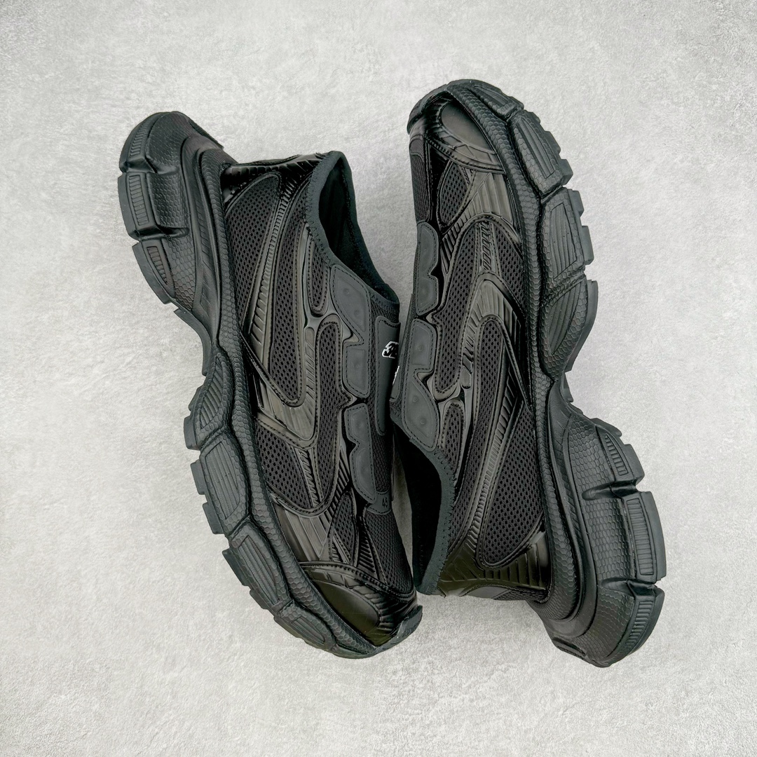 图片[3]-＃VG零售版 BALENCIAGA 3XL Sneakers 巴黎世家十代网布系带一脚蹬低帮走秀复古老爹鞋 全套原纸板楦头开发 最原汁原味的灵魂版型 全鞋荧光划线卡点 胶水把控整洁度追求极致完美 每一双都是工艺品 多重QC质检 超越公司货的品控标准 实实在在的免检产品 原盒原配 正确字体电绣 粗细、位置、大小正确 侧边TPU 透气孔匹配意产原版 正确分离大底 TPU软底 原版一致大底LOGO 立体感十足 原厂皮料水洗做旧 采购原厂网纱 不含皮革 网布材料和聚氨酯 磨损效果 鞋头边缘和后帮 Balenciaga 徽标 鞋面和后跟凸印尺码 鞋舌 3XL 橡胶品牌标识和反光细节 鞋帮拉袢和鞋舌拉祥 配反光细节 备用鞋带在鞋履前侧 可在穿着前取下 便于不同造型搭配 正常尺码 尺码：35 36 37 38 39 40 41 42 43 44 45 46-选品中心