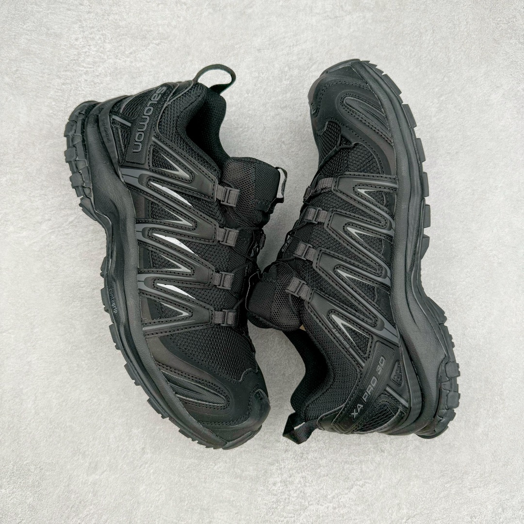 图片[3]-＃K版 SALOMON XA Pro 3D ADV 萨洛蒙潮流越野机能户外功能鞋 纯原外贸平台特供订单 耗时半年巨作 全套原纸板楦头开发 原厂特供网布配套加持 确保原汁原味 完美呈现版型 原档数据独家私模五层组合大底 原装Ortholite轻量化鞋垫 中底布带钢印编号 原厂TPU锁扣 进口港宝加持 后跟自然饱满 还原公司包裹性 鞋面采用SENSIFT贴合技术 全方位贴合包裹脚型 鞋跟部鞋底牵引设计 提供强大的抓地性能 更适应野外崎岖不平的道路 其3D ADVANCED CHASSIS底盘 材料轻量大化 钉齿设计更具稳定性 防护性 鞋底易磨损区运用CONTAGRIP高耐磨材料 应对城市硬质路面长距离跑考验 尺码：36 36.5 37.5 38 38.5 39 40 40.5 41 42 42.5 43 44 44.5 45 46.5-选品中心