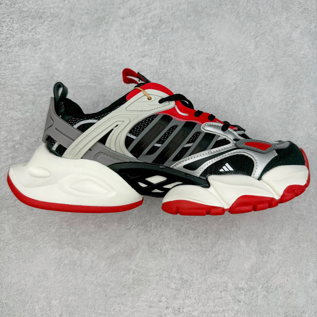 图片[8]-AD XLG Runner Deluxe 跑步者豪华版系列低帮厚底增高老爹风复古缓震休闲运动慢跑鞋 自从阿迪达斯和巴黎世家合作后，没少出双方联名的平替。结果根据最新情报，阿迪现在已经把手伸到了巴家爆款3XL的身上，新鞋Xlg Runner Deluxe实物曝光，emm，鞋款整体一眼丁真是巴黎世家Track＋3XL大底的缝合怪版本，要不是鞋侧明晃晃的adidas三道杠Logo，估计各位看了都得蒙。这波不能说是完全复制巴黎世家，但也多少有点借鉴的味道了。新鞋基本就是在阿迪经典\\\”Climacool\\\”鞋款的基础上，升级了Boots大底以及加入了\\\”巴味\\\”设计元素…尺码：35 36 36⅔ 37⅓ 38 38⅔ 39⅓ 40 40⅔ 41⅓ 42 42⅔ 43⅓ 44 44⅔ 45 46-选品中心