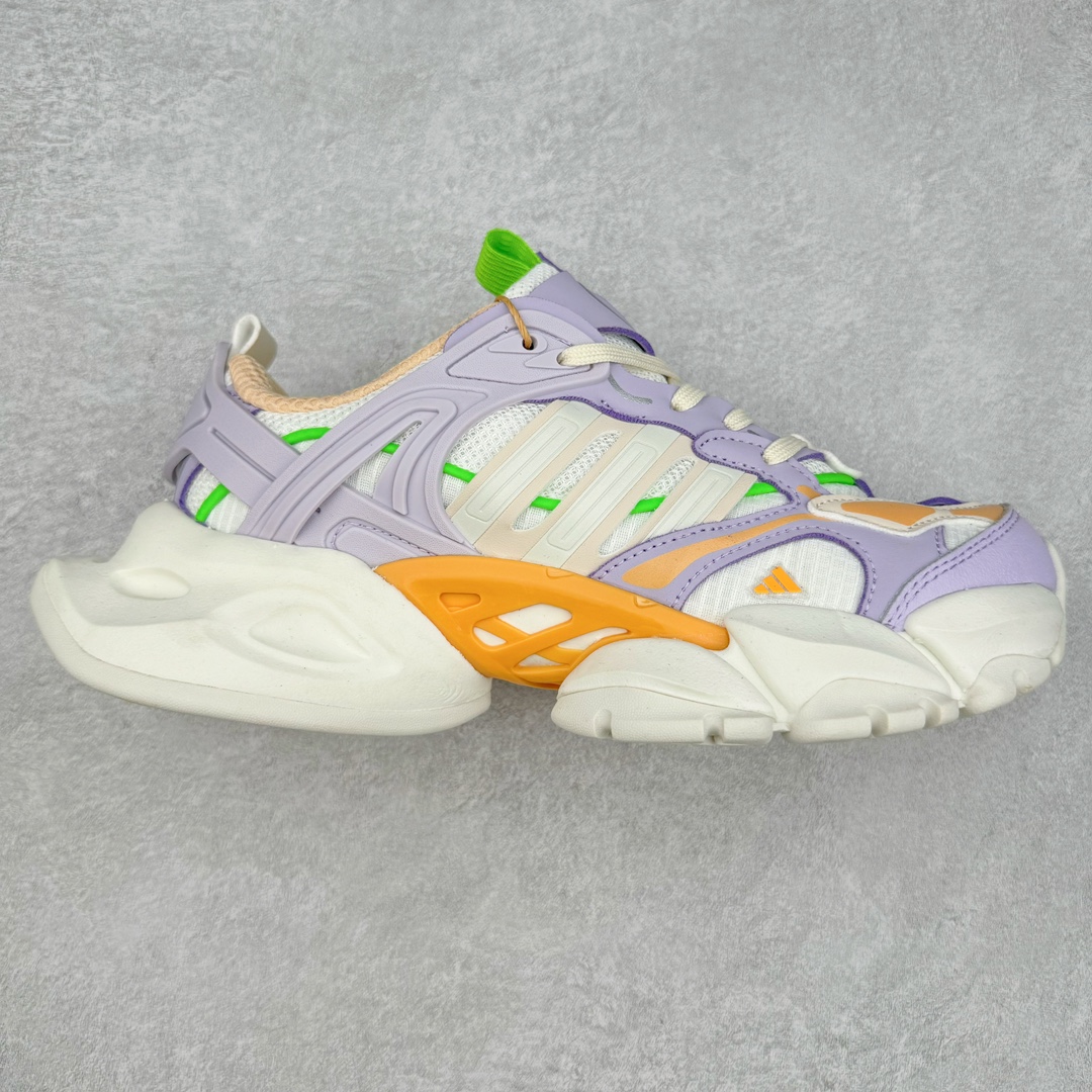 图片[2]-AD XLG Runner Deluxe 跑步者豪华版系列低帮厚底增高老爹风复古缓震休闲运动慢跑鞋 自从阿迪达斯和巴黎世家合作后，没少出双方联名的平替。结果根据最新情报，阿迪现在已经把手伸到了巴家爆款3XL的身上，新鞋Xlg Runner Deluxe实物曝光，emm，鞋款整体一眼丁真是巴黎世家Track＋3XL大底的缝合怪版本，要不是鞋侧明晃晃的adidas三道杠Logo，估计各位看了都得蒙。这波不能说是完全复制巴黎世家，但也多少有点借鉴的味道了。新鞋基本就是在阿迪经典\\\”Climacool\\\”鞋款的基础上，升级了Boots大底以及加入了\\\”巴味\\\”设计元素…尺码：35 36 36⅔ 37⅓ 38 38⅔ 39⅓ 40 40⅔ 41⅓ 42 42⅔ 43⅓ 44 44⅔ 45 46-选品中心