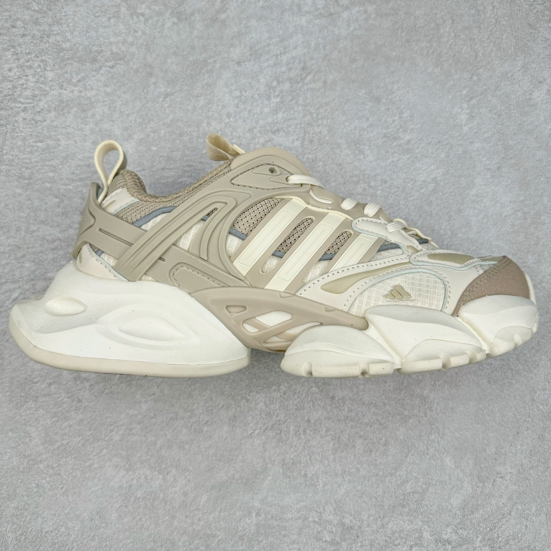 图片[7]-AD XLG Runner Deluxe 跑步者豪华版系列低帮厚底增高老爹风复古缓震休闲运动慢跑鞋 自从阿迪达斯和巴黎世家合作后，没少出双方联名的平替。结果根据最新情报，阿迪现在已经把手伸到了巴家爆款3XL的身上，新鞋Xlg Runner Deluxe实物曝光，emm，鞋款整体一眼丁真是巴黎世家Track＋3XL大底的缝合怪版本，要不是鞋侧明晃晃的adidas三道杠Logo，估计各位看了都得蒙。这波不能说是完全复制巴黎世家，但也多少有点借鉴的味道了。新鞋基本就是在阿迪经典\\\”Climacool\\\”鞋款的基础上，升级了Boots大底以及加入了\\\”巴味\\\”设计元素…尺码：35 36 36⅔ 37⅓ 38 38⅔ 39⅓ 40 40⅔ 41⅓ 42 42⅔ 43⅓ 44 44⅔ 45 46-选品中心