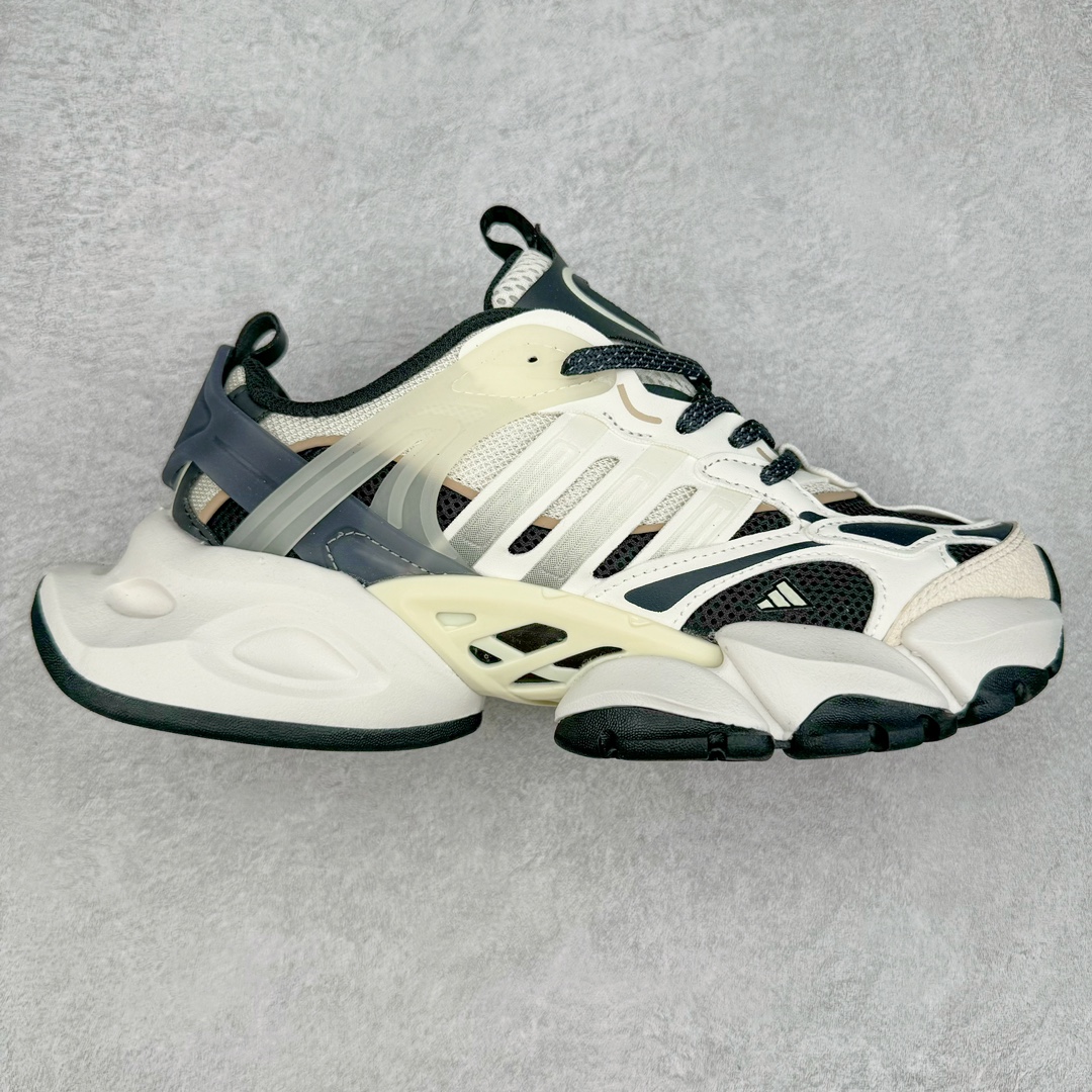 图片[8]-AD XLG Runner Deluxe 跑步者豪华版系列低帮厚底增高老爹风复古缓震休闲运动慢跑鞋 自从阿迪达斯和巴黎世家合作后，没少出双方联名的平替。结果根据最新情报，阿迪现在已经把手伸到了巴家爆款3XL的身上，新鞋Xlg Runner Deluxe实物曝光，emm，鞋款整体一眼丁真是巴黎世家Track＋3XL大底的缝合怪版本，要不是鞋侧明晃晃的adidas三道杠Logo，估计各位看了都得蒙。这波不能说是完全复制巴黎世家，但也多少有点借鉴的味道了。新鞋基本就是在阿迪经典\\\”Climacool\\\”鞋款的基础上，升级了Boots大底以及加入了\\\”巴味\\\”设计元素…尺码：35 36 36⅔ 37⅓ 38 38⅔ 39⅓ 40 40⅔ 41⅓ 42 42⅔ 43⅓ 44 44⅔ 45 46-选品中心