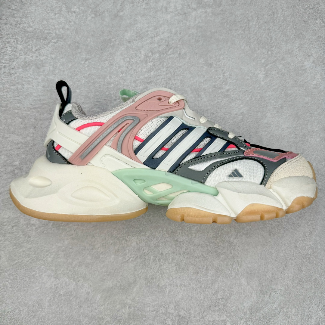 图片[5]-AD XLG Runner Deluxe 跑步者豪华版系列低帮厚底增高老爹风复古缓震休闲运动慢跑鞋 自从阿迪达斯和巴黎世家合作后，没少出双方联名的平替。结果根据最新情报，阿迪现在已经把手伸到了巴家爆款3XL的身上，新鞋Xlg Runner Deluxe实物曝光，emm，鞋款整体一眼丁真是巴黎世家Track＋3XL大底的缝合怪版本，要不是鞋侧明晃晃的adidas三道杠Logo，估计各位看了都得蒙。这波不能说是完全复制巴黎世家，但也多少有点借鉴的味道了。新鞋基本就是在阿迪经典\\\”Climacool\\\”鞋款的基础上，升级了Boots大底以及加入了\\\”巴味\\\”设计元素…尺码：35 36 36⅔ 37⅓ 38 38⅔ 39⅓ 40 40⅔ 41⅓ 42 42⅔ 43⅓ 44 44⅔ 45 46-选品中心