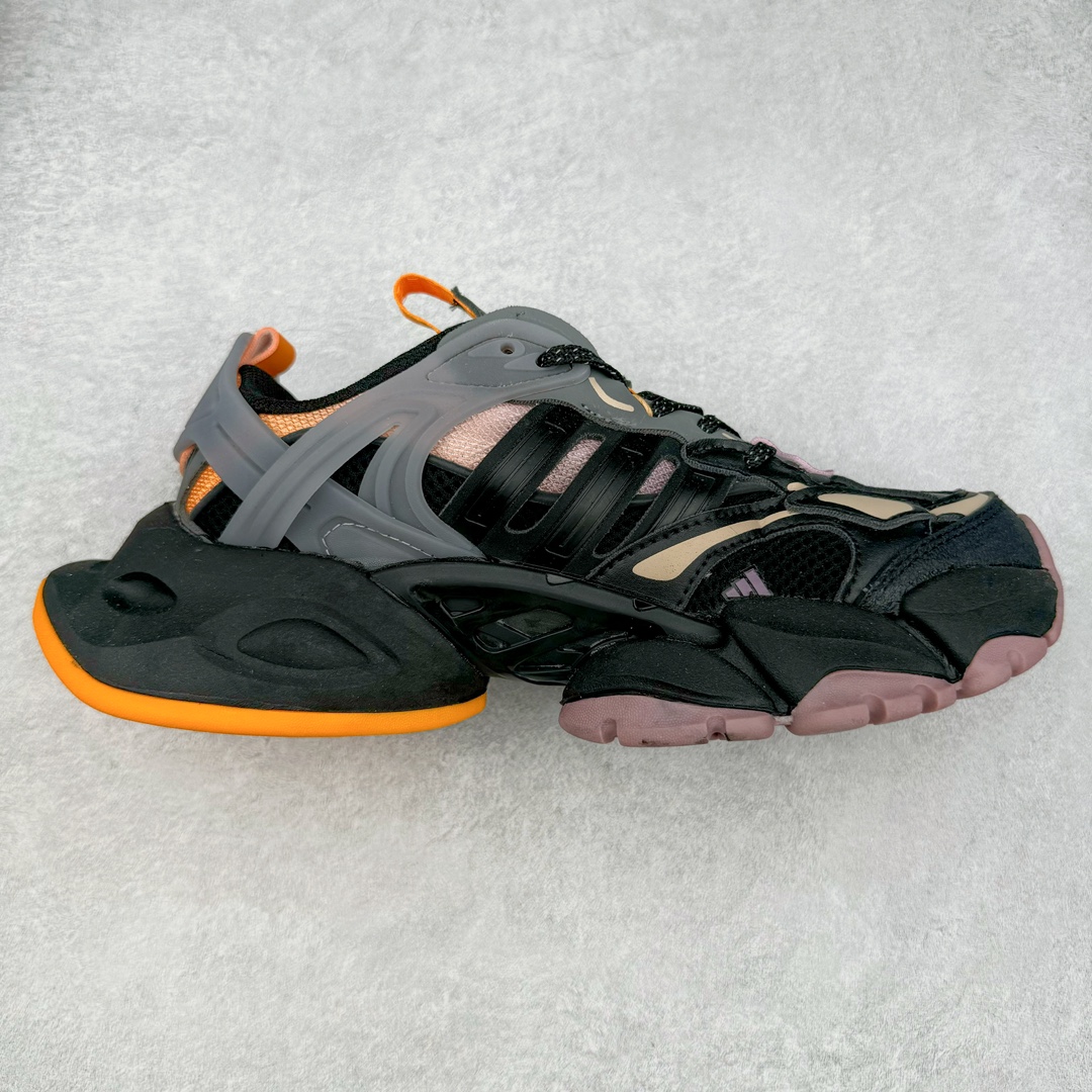 图片[4]-AD XLG Runner Deluxe 跑步者豪华版系列低帮厚底增高老爹风复古缓震休闲运动慢跑鞋 自从阿迪达斯和巴黎世家合作后，没少出双方联名的平替。结果根据最新情报，阿迪现在已经把手伸到了巴家爆款3XL的身上，新鞋Xlg Runner Deluxe实物曝光，emm，鞋款整体一眼丁真是巴黎世家Track＋3XL大底的缝合怪版本，要不是鞋侧明晃晃的adidas三道杠Logo，估计各位看了都得蒙。这波不能说是完全复制巴黎世家，但也多少有点借鉴的味道了。新鞋基本就是在阿迪经典\\\”Climacool\\\”鞋款的基础上，升级了Boots大底以及加入了\\\”巴味\\\”设计元素…尺码：35 36 36⅔ 37⅓ 38 38⅔ 39⅓ 40 40⅔ 41⅓ 42 42⅔ 43⅓ 44 44⅔ 45 46-选品中心