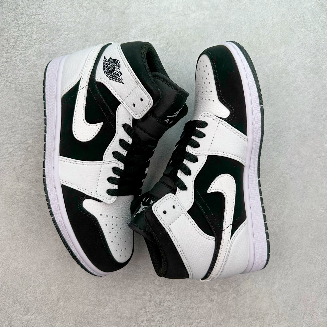 图片[3]-＃yh福利特价 Air Jordan AJ1 Mid 中帮系列 原厂内置全掌气垫 A模大底 头层小牛皮 鞋舌AJ原厂专用牛津布+AJ专用反口珍珠布+原厂无杂质高弹内里海棉 特殊封边弹力鞋带 头层牛皮 原鞋开模 拒绝公底 购置公司同步原材料 都有细节还原95% 原汁原味 忠于原版 尺码：36 36.5 37.5 38 38.5 39 40 40.5 41 42 42.5 43 44 44.5 45 46-选品中心