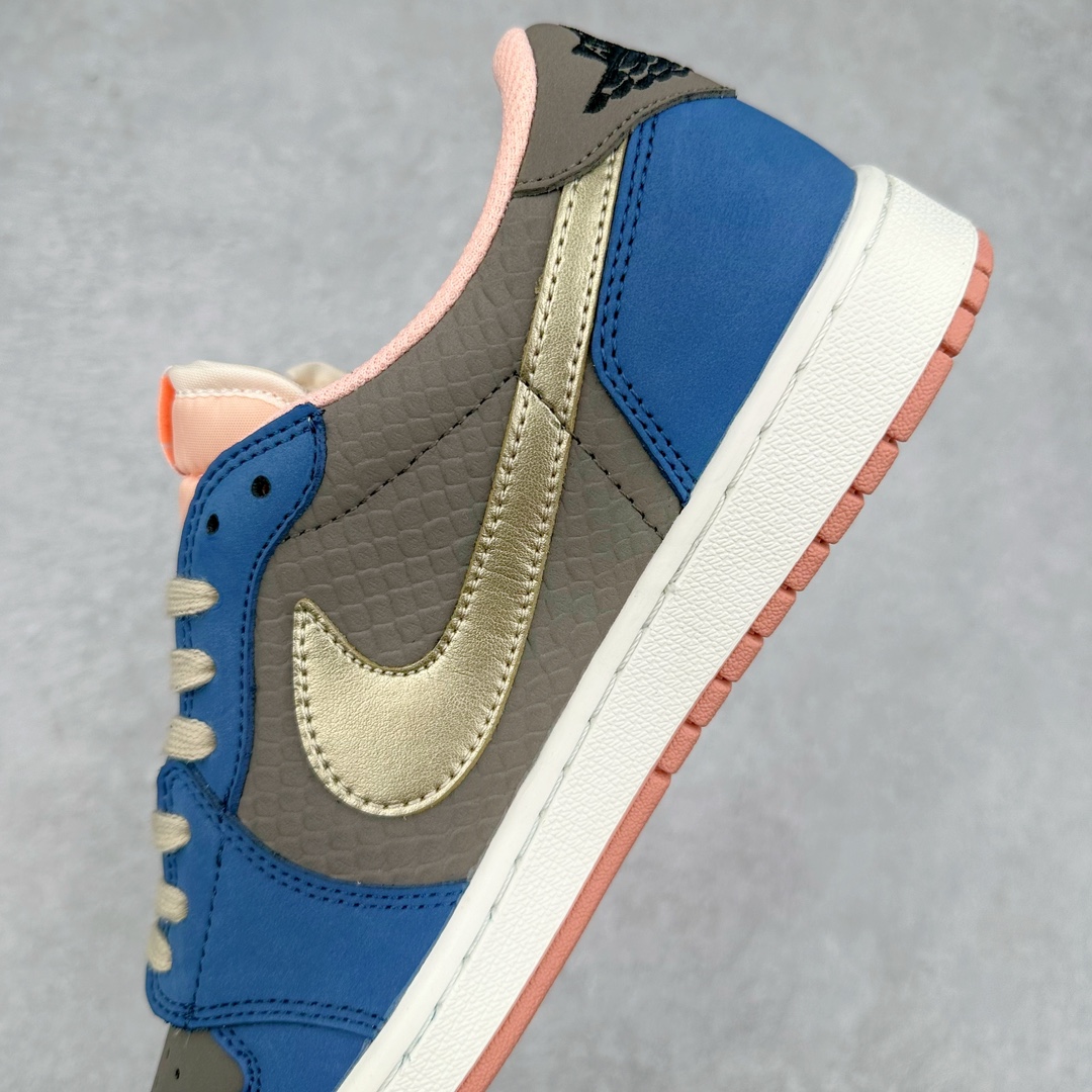 图片[7]-TS x Air Jordan AJ1 Low 倒钩低帮联名定制配色 DM7866-669 原厂内置气垫魔块 A模大底 头层小牛皮 鞋舌AJ原厂专用牛津布+AJ专用反口珍珠布+原厂无杂质高弹内里海棉+特殊封边弹力鞋带 尺码：36 36.5 37.5 38 38.5 39 40 40.5 41 42 42.5 43 44 44.5 45 46 47.5-选品中心