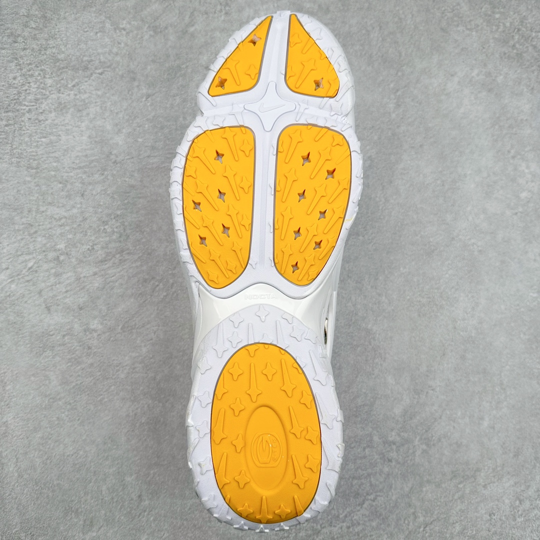 图片[9]-＃WM NOCTA x NK Hot Step 2 Air Terra 联名款减震耐磨机能篮球鞋 DZ7293-100 鞋面造型有很强的线条感 电镀元素贯穿鞋身 以其鲜明的色调 为街头时尚注入了一股新鲜活力 这款鞋的设计灵感来源于篮球场上的激情与活力 鞋身采用亮眼的颜色覆盖 搭配上黑色和白色的细节点缀 形成了强烈的视觉冲击 让人一眼就难以忘怀 不仅仅是一双鞋 它是一种态度 一种对生活充满热情的态度 无论是在夜晚的街头漫步 还是在篮球场上的激烈对抗 它都能让你成为众人焦点 尺码：36 36.5 37.5 38 38.5 39 40 40.5 41 42 42.5 43 44 44.5 45 46-选品中心