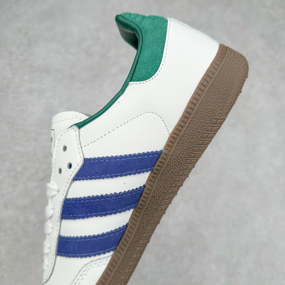 图片[7]-AD Original Samba OG 复古经典轻便板鞋 IH4882 这款桑巴鞋展示了高质量的工艺 带有装饰的超锁缝制和无缝的手感 柔软、柔软的皮革造型和标志性的3条纹完成了精致的外观 正规合身鞋带 鞋面上有绒面鞋垫 橡胶鞋底 享受正畸套筒软感 自50年代首次亮相以来就一直在赢得粉丝的青睐 尺码：36 36.5 37.5 38 38.5 39 40 40.5 41 42 42.5 43 44 44.5 45-选品中心