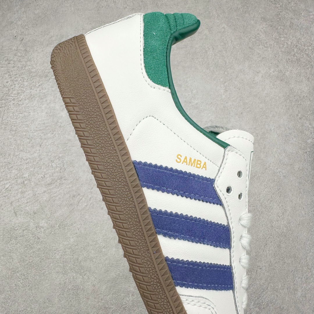 图片[6]-AD Original Samba OG 复古经典轻便板鞋 IH4882 这款桑巴鞋展示了高质量的工艺 带有装饰的超锁缝制和无缝的手感 柔软、柔软的皮革造型和标志性的3条纹完成了精致的外观 正规合身鞋带 鞋面上有绒面鞋垫 橡胶鞋底 享受正畸套筒软感 自50年代首次亮相以来就一直在赢得粉丝的青睐 尺码：36 36.5 37.5 38 38.5 39 40 40.5 41 42 42.5 43 44 44.5 45-选品中心