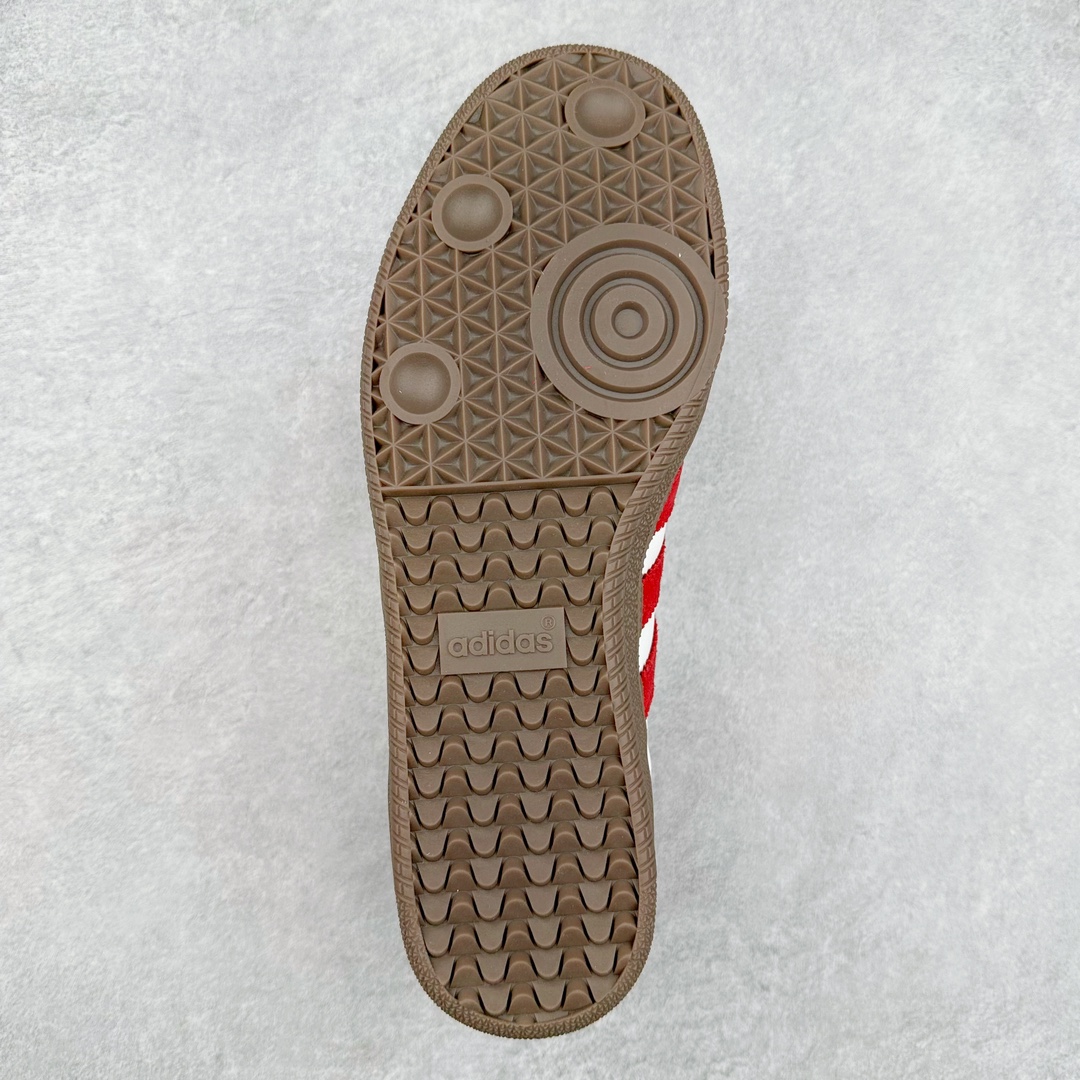 图片[9]-AD Original Samba OG 复古经典轻便板鞋 IH4881 这款桑巴鞋展示了高质量的工艺 带有装饰的超锁缝制和无缝的手感 柔软、柔软的皮革造型和标志性的3条纹完成了精致的外观 正规合身鞋带 鞋面上有绒面鞋垫 橡胶鞋底 享受正畸套筒软感 自50年代首次亮相以来就一直在赢得粉丝的青睐 尺码：36 36.5 37.5 38 38.5 39 40 40.5 41 42 42.5 43 44 44.5 45-选品中心