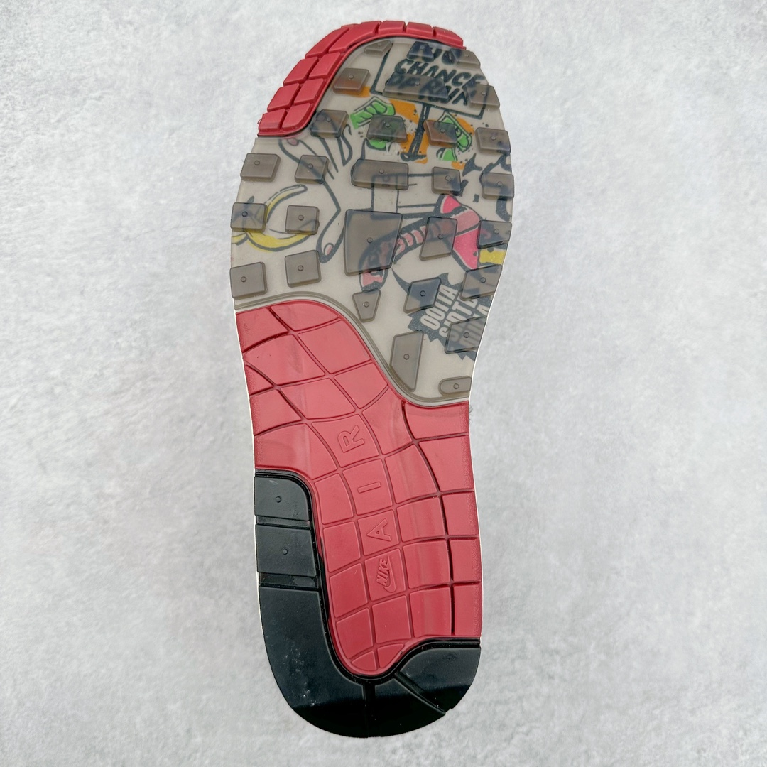 图片[9]-＃C版纯原 NK Air Max 1 初代复古气垫慢跑鞋 FD5743-200 由Tinker Hatfeld和Mark Parker在1987年设计 灵感来自于巴黎蓬皮杜中心 在参观了蓬皮杜中心之后提出了Air Max的标志性开窗可视气垫的理念 并将其实际开发成功 是NK史上第一双可视气垫跑鞋 凭借着Air Max气垫带来的舒适脚感和鞋面面料上的不断精进才使得Air Max 1在现如今都是复古慢跑鞋的首选 深厚的历史渊源 独特的流线形设计 极为复古的外观使得它深受鞋迷的喜爱 尺码：36 36.5 37.5 38 38.5 39 40 40.5 41 42 42.5 43 44 44.5 45 46 47.5-选品中心