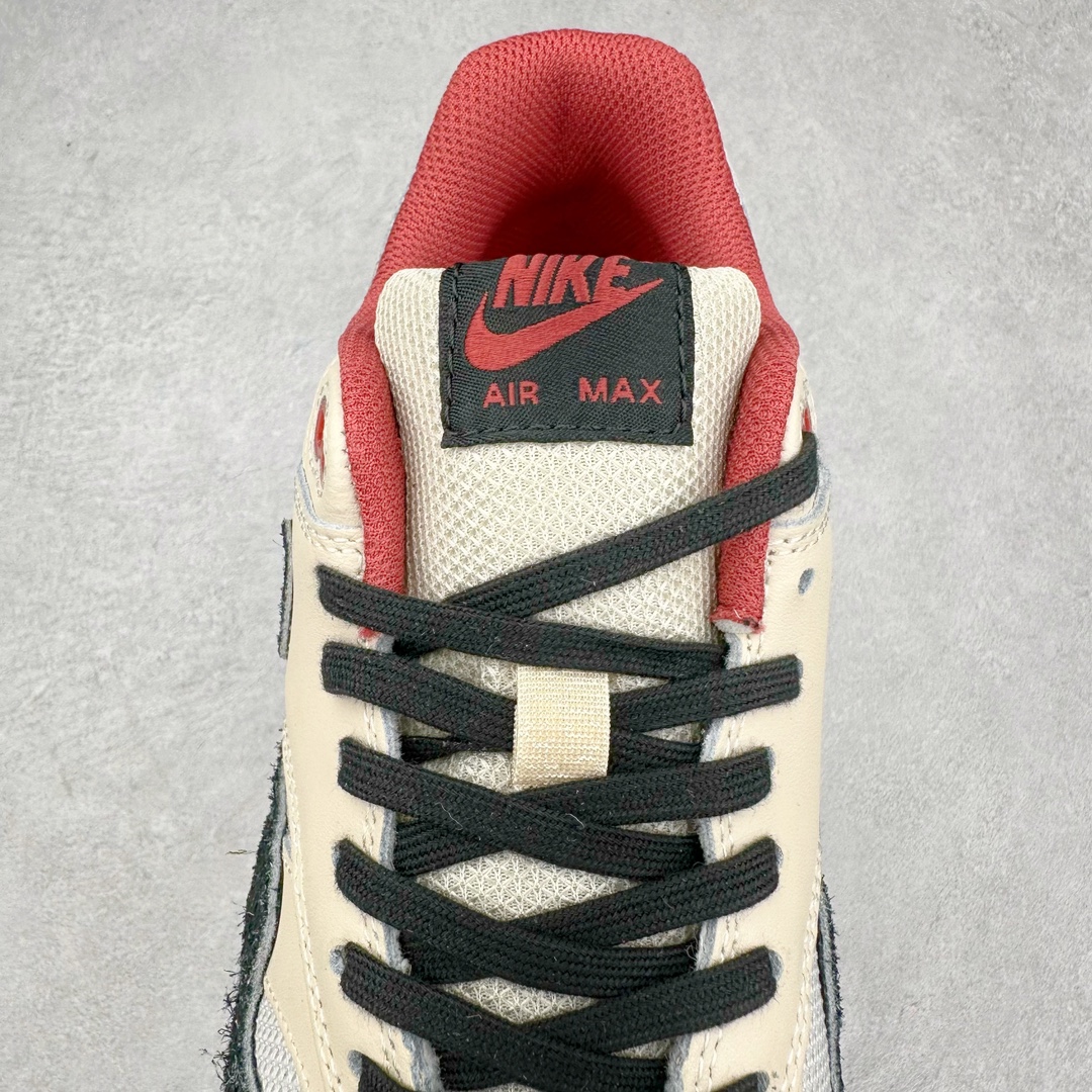 图片[5]-＃C版纯原 NK Air Max 1 初代复古气垫慢跑鞋 FD5743-200 由Tinker Hatfeld和Mark Parker在1987年设计 灵感来自于巴黎蓬皮杜中心 在参观了蓬皮杜中心之后提出了Air Max的标志性开窗可视气垫的理念 并将其实际开发成功 是NK史上第一双可视气垫跑鞋 凭借着Air Max气垫带来的舒适脚感和鞋面面料上的不断精进才使得Air Max 1在现如今都是复古慢跑鞋的首选 深厚的历史渊源 独特的流线形设计 极为复古的外观使得它深受鞋迷的喜爱 尺码：36 36.5 37.5 38 38.5 39 40 40.5 41 42 42.5 43 44 44.5 45 46 47.5-选品中心