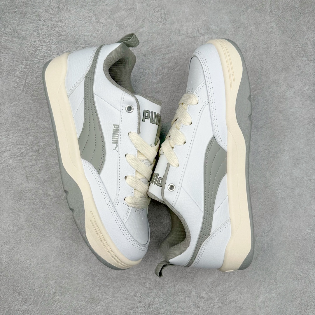 图片[3]-＃福利特价 PUMA Park Lifestyle 彪马防滑耐磨低帮休闲板鞋 简约又不失设计巧思的帅气风格让它轻松驾驭日常休闲或滑板场合 运动兼具匠心 细节彰显品质 衬垫边缘以提供支撑和灵活性 强化鞋头以承受持续的磨损 耐磨性强 稳定性高 抓地更牢 不易打滑 尺码： 35 36 36.5 37.5 38 38.5 39 40 40.5 41 42 42.5 43 44 45-选品中心