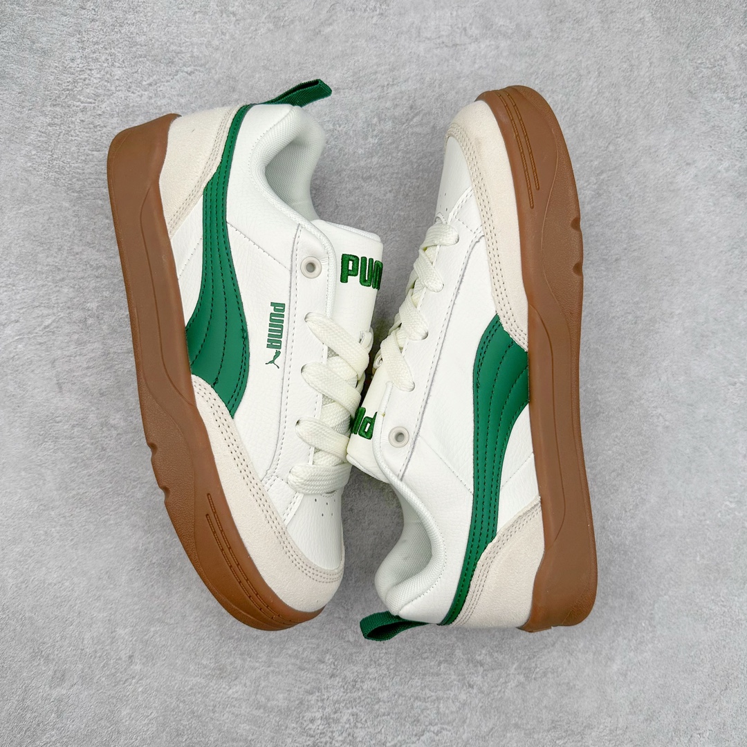 图片[3]-＃福利特价 PUMA Park Lifestyle 彪马防滑耐磨低帮休闲板鞋 简约又不失设计巧思的帅气风格让它轻松驾驭日常休闲或滑板场合 运动兼具匠心 细节彰显品质 衬垫边缘以提供支撑和灵活性 强化鞋头以承受持续的磨损 耐磨性强 稳定性高 抓地更牢 不易打滑 尺码： 35 36 36.5 37.5 38 38.5 39 40 40.5 41 42 42.5 43 44 45-选品中心