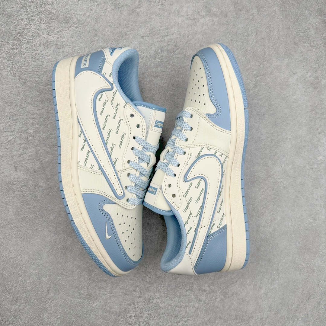 图片[3]-TS x Air Jordan AJ1 Low 倒钩低帮联名定制配色 XY2688-116 原厂内置气垫魔块 A模大底 头层小牛皮 鞋舌AJ原厂专用牛津布+AJ专用反口珍珠布+原厂无杂质高弹内里海棉+特殊封边弹力鞋带 尺码：36 36.5 37.5 38 38.5 39 40 40.5 41 42 42.5 43 44 44.5 45 46 47.5-选品中心