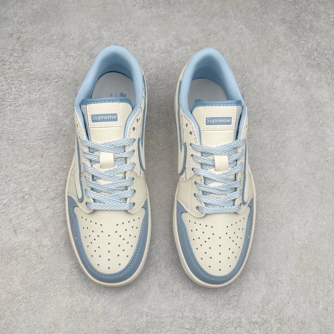 图片[2]-TS x Air Jordan AJ1 Low 倒钩低帮联名定制配色 XY2688-116 原厂内置气垫魔块 A模大底 头层小牛皮 鞋舌AJ原厂专用牛津布+AJ专用反口珍珠布+原厂无杂质高弹内里海棉+特殊封边弹力鞋带 尺码：36 36.5 37.5 38 38.5 39 40 40.5 41 42 42.5 43 44 44.5 45 46 47.5-选品中心