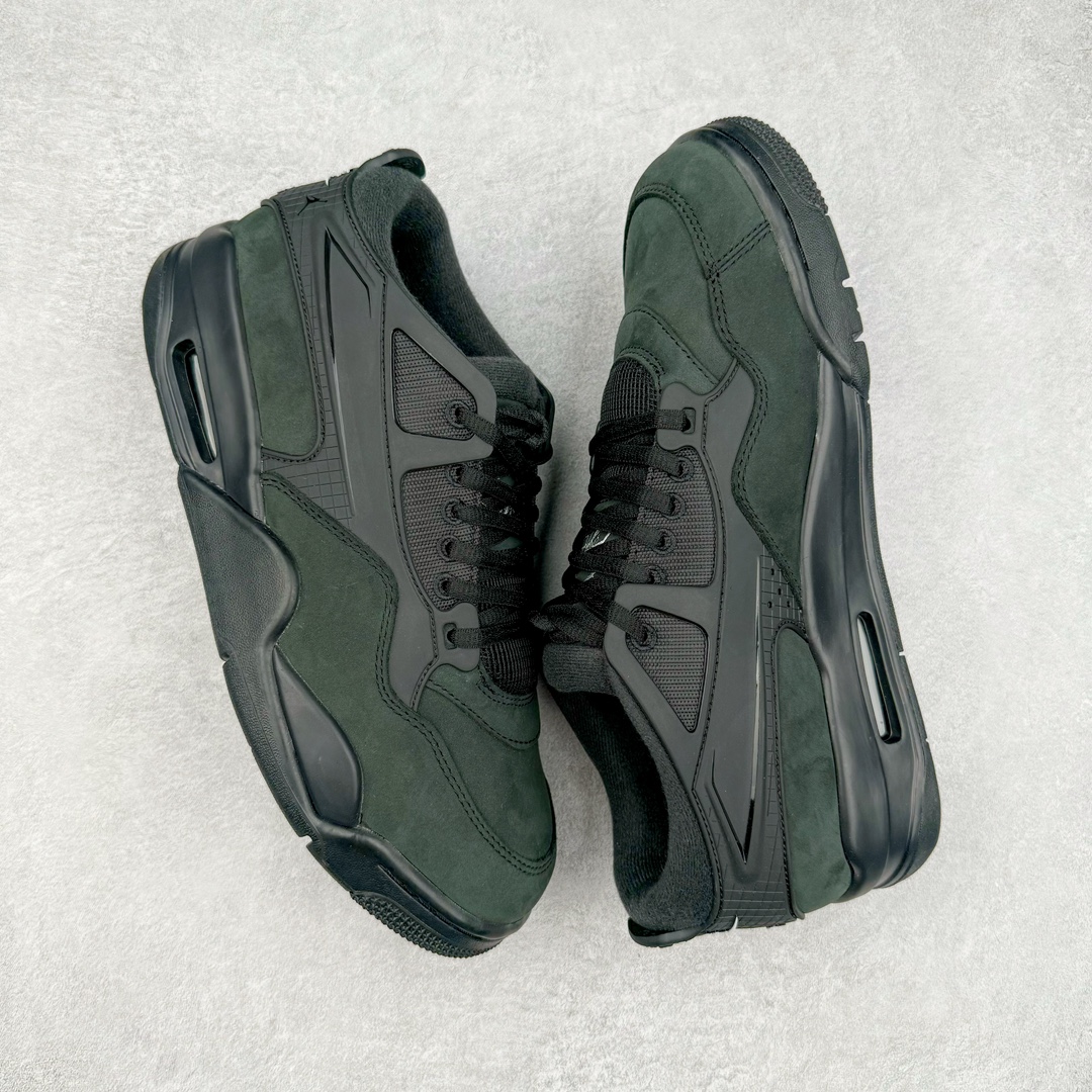 图片[3]-＃Lw纯原 Air Jordan AJ4 RM 重制版低帮复古篮球鞋 FQ7939-004 采用了低帮的设计 并保留了众多AJ4的经典元素 鞋身以皮革、麂皮材质拼接打造 AJ4经典的TPU材质延伸至后跟 增强鞋款稳定性 而鞋身侧面的网格设计则被取消 尾部的NIKE AIR标志也得到保留 并同时带有飞人logo 中底部分同样搭载了可视AIR气垫 鞋底采用米白色中底和外底呈现 为整个设计收尾 尺码：36 36.5 37.5 38 38.5 39 40 40.5 41 42 42.5 43 44 44.5 45 46 47.5-选品中心