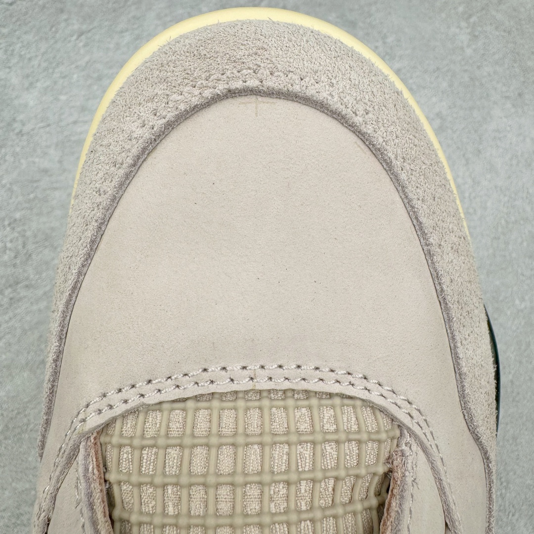 图片[24]-＃PK纯原 A Ma Maniére x Air Jordan AJ4 Retro SP\\\”Violet Ore\\\” AMM联名淡粉 FZ4810-200 圈内最强四代 耗时半年巨作 全套原纸板楦头开发 原厂特供皮料加持 确保原汁原味 完美呈现四代版型 一比一鞋头弧度高度鞋身弧度 数据细节工艺流程均保持原鞋一致 原厂TPU网格鞋带扣 正确内里网布 菱角分明不变形无多余毛边 柔软性质感一致于原鞋 市场唯一原厂鞋扣模具 背面可见隐藏注塑口 原厂织唛标 原厂飞人电绣工艺 尾指中部跳三针 独家绑鞋带手法 印刷中底布 四线拉帮 米色美纹纸贴合固定 进口港宝加持 后跟自然饱满 全鞋荧光划线卡点 追求极致完美 每一双都是工艺品 多重QC质检 超越公司货的品控标准 实实在在的免检产品 尺码：36 36.5 37.5 38 38.5 39 40 40.5 41 42 42.5 43 44 44.5 45 46 47.5-选品中心