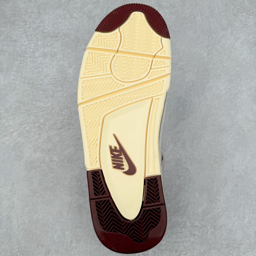 图片[9]-＃PK纯原 A Ma Maniére x Air Jordan AJ4 Retro SP\\\”Violet Ore\\\” AMM联名淡粉 FZ4810-200 圈内最强四代 耗时半年巨作 全套原纸板楦头开发 原厂特供皮料加持 确保原汁原味 完美呈现四代版型 一比一鞋头弧度高度鞋身弧度 数据细节工艺流程均保持原鞋一致 原厂TPU网格鞋带扣 正确内里网布 菱角分明不变形无多余毛边 柔软性质感一致于原鞋 市场唯一原厂鞋扣模具 背面可见隐藏注塑口 原厂织唛标 原厂飞人电绣工艺 尾指中部跳三针 独家绑鞋带手法 印刷中底布 四线拉帮 米色美纹纸贴合固定 进口港宝加持 后跟自然饱满 全鞋荧光划线卡点 追求极致完美 每一双都是工艺品 多重QC质检 超越公司货的品控标准 实实在在的免检产品 尺码：36 36.5 37.5 38 38.5 39 40 40.5 41 42 42.5 43 44 44.5 45 46 47.5-选品中心