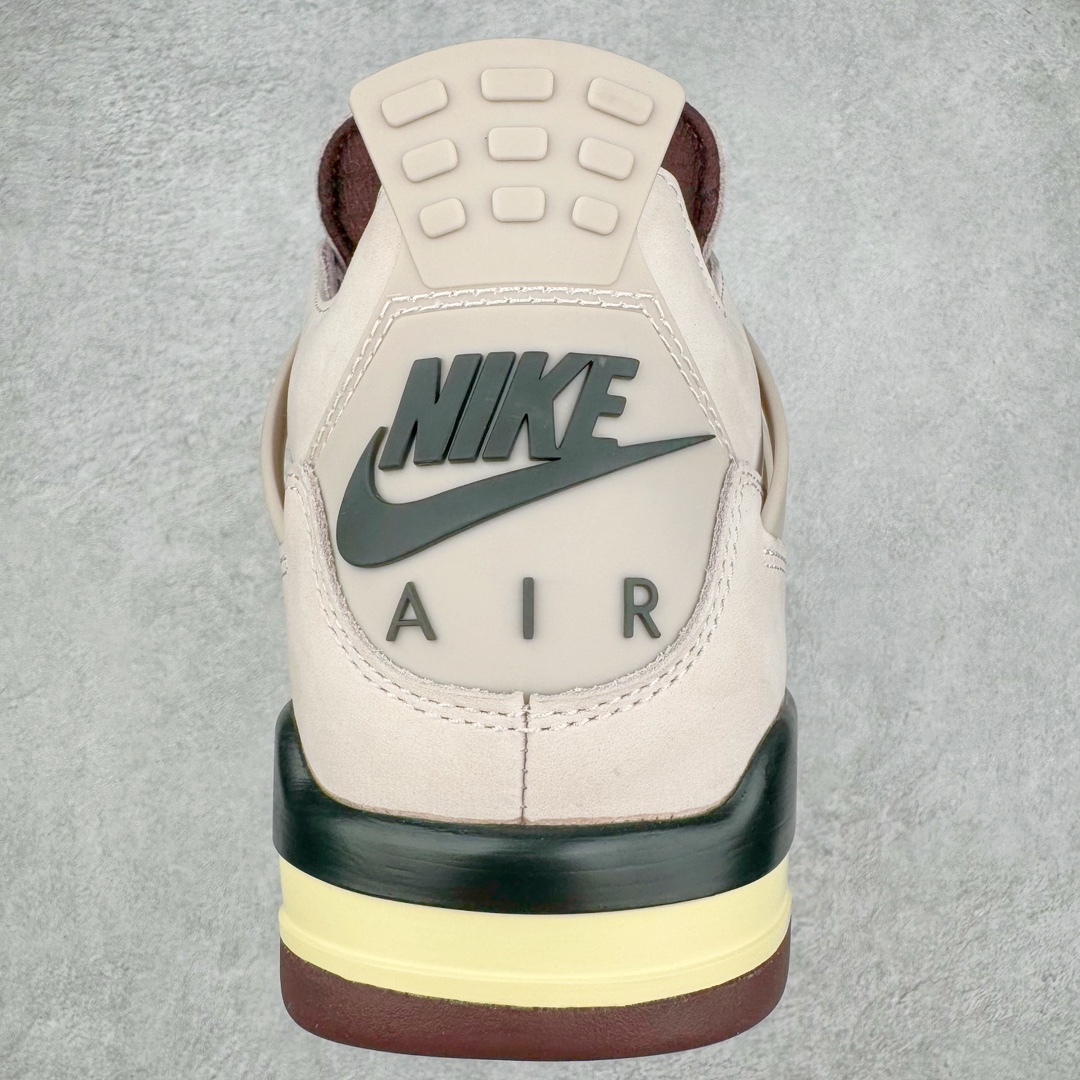 图片[8]-＃PK纯原 A Ma Maniére x Air Jordan AJ4 Retro SP\\\”Violet Ore\\\” AMM联名淡粉 FZ4810-200 圈内最强四代 耗时半年巨作 全套原纸板楦头开发 原厂特供皮料加持 确保原汁原味 完美呈现四代版型 一比一鞋头弧度高度鞋身弧度 数据细节工艺流程均保持原鞋一致 原厂TPU网格鞋带扣 正确内里网布 菱角分明不变形无多余毛边 柔软性质感一致于原鞋 市场唯一原厂鞋扣模具 背面可见隐藏注塑口 原厂织唛标 原厂飞人电绣工艺 尾指中部跳三针 独家绑鞋带手法 印刷中底布 四线拉帮 米色美纹纸贴合固定 进口港宝加持 后跟自然饱满 全鞋荧光划线卡点 追求极致完美 每一双都是工艺品 多重QC质检 超越公司货的品控标准 实实在在的免检产品 尺码：36 36.5 37.5 38 38.5 39 40 40.5 41 42 42.5 43 44 44.5 45 46 47.5-选品中心