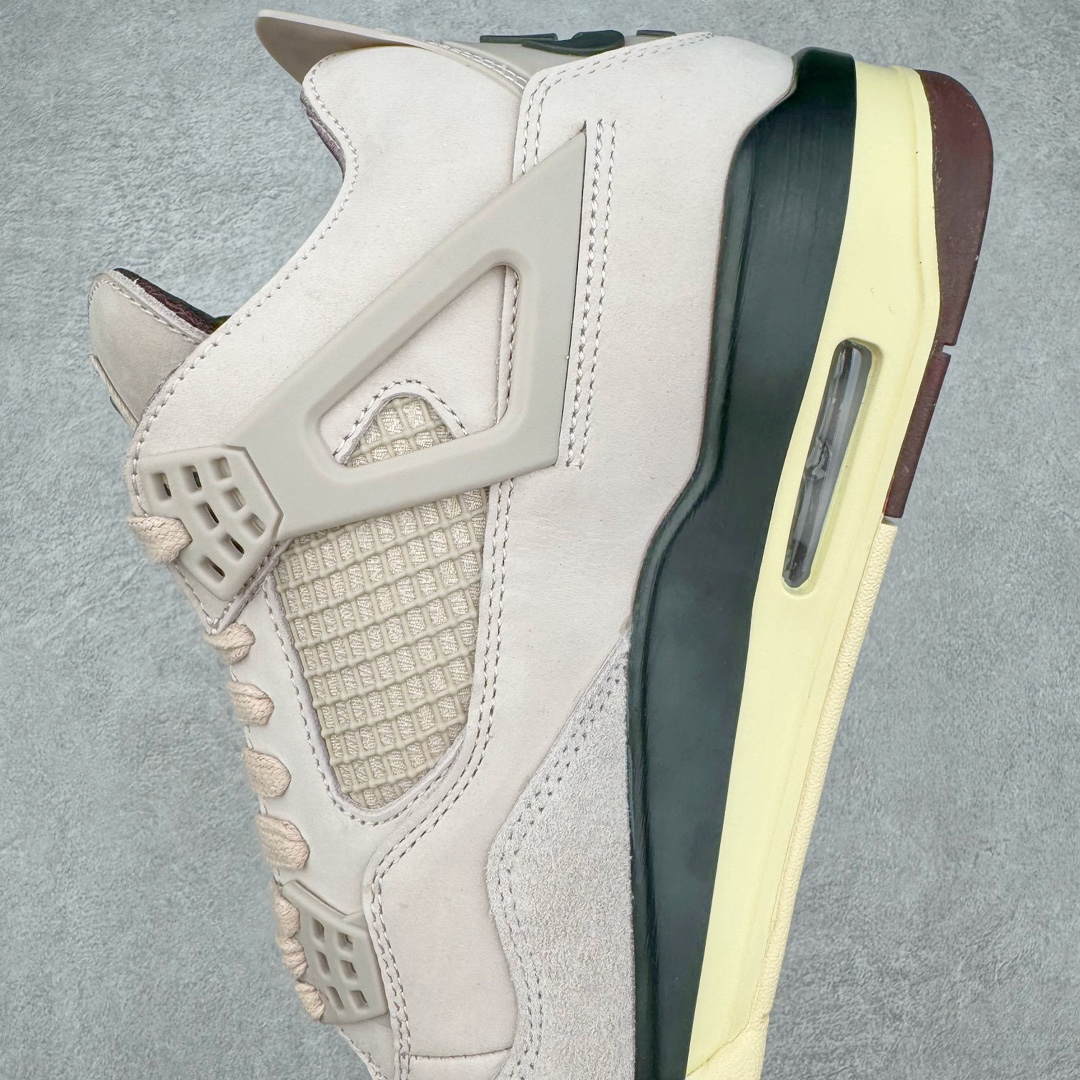 图片[7]-＃PK纯原 A Ma Maniére x Air Jordan AJ4 Retro SP\\\”Violet Ore\\\” AMM联名淡粉 FZ4810-200 圈内最强四代 耗时半年巨作 全套原纸板楦头开发 原厂特供皮料加持 确保原汁原味 完美呈现四代版型 一比一鞋头弧度高度鞋身弧度 数据细节工艺流程均保持原鞋一致 原厂TPU网格鞋带扣 正确内里网布 菱角分明不变形无多余毛边 柔软性质感一致于原鞋 市场唯一原厂鞋扣模具 背面可见隐藏注塑口 原厂织唛标 原厂飞人电绣工艺 尾指中部跳三针 独家绑鞋带手法 印刷中底布 四线拉帮 米色美纹纸贴合固定 进口港宝加持 后跟自然饱满 全鞋荧光划线卡点 追求极致完美 每一双都是工艺品 多重QC质检 超越公司货的品控标准 实实在在的免检产品 尺码：36 36.5 37.5 38 38.5 39 40 40.5 41 42 42.5 43 44 44.5 45 46 47.5-选品中心