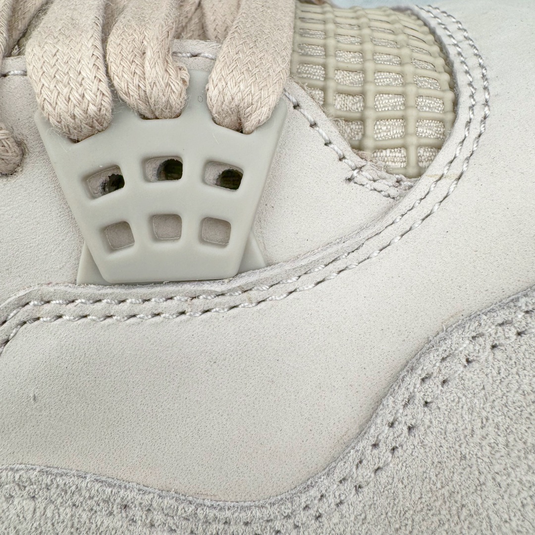 图片[23]-＃PK纯原 A Ma Maniére x Air Jordan AJ4 Retro SP\\\”Violet Ore\\\” AMM联名淡粉 FZ4810-200 圈内最强四代 耗时半年巨作 全套原纸板楦头开发 原厂特供皮料加持 确保原汁原味 完美呈现四代版型 一比一鞋头弧度高度鞋身弧度 数据细节工艺流程均保持原鞋一致 原厂TPU网格鞋带扣 正确内里网布 菱角分明不变形无多余毛边 柔软性质感一致于原鞋 市场唯一原厂鞋扣模具 背面可见隐藏注塑口 原厂织唛标 原厂飞人电绣工艺 尾指中部跳三针 独家绑鞋带手法 印刷中底布 四线拉帮 米色美纹纸贴合固定 进口港宝加持 后跟自然饱满 全鞋荧光划线卡点 追求极致完美 每一双都是工艺品 多重QC质检 超越公司货的品控标准 实实在在的免检产品 尺码：36 36.5 37.5 38 38.5 39 40 40.5 41 42 42.5 43 44 44.5 45 46 47.5-选品中心