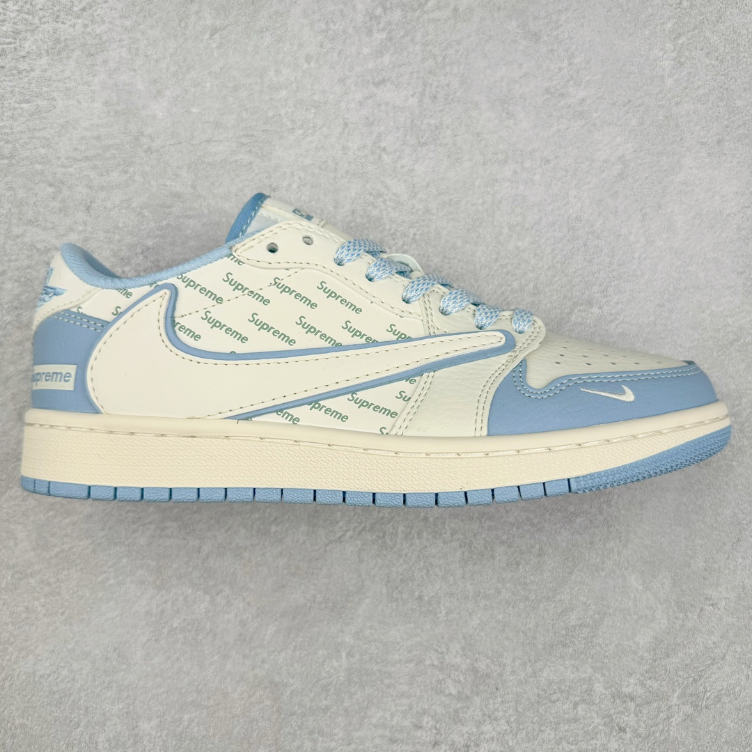 TS x Air Jordan AJ1 Low 倒钩低帮联名定制配色 XY2688-116 原厂内置气垫魔块 A模大底 头层小牛皮 鞋舌AJ原厂专用牛津布+AJ专用反口珍珠布+原厂无杂质高弹内里海棉+特殊封边弹力鞋带 尺码：36 36.5 37.5 38 38.5 39 40 40.5 41 42 42.5 43 44 44.5 45 46 47.5-选品中心