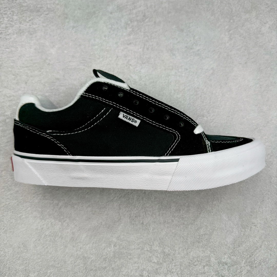 Vans Skate Chukka 黑白 官方新款 防滑低帮休闲滑板鞋 尺码：35 36 36.5 37 38 38.5 39 40 40.5 41 42 42.5 43 44 45-选品中心